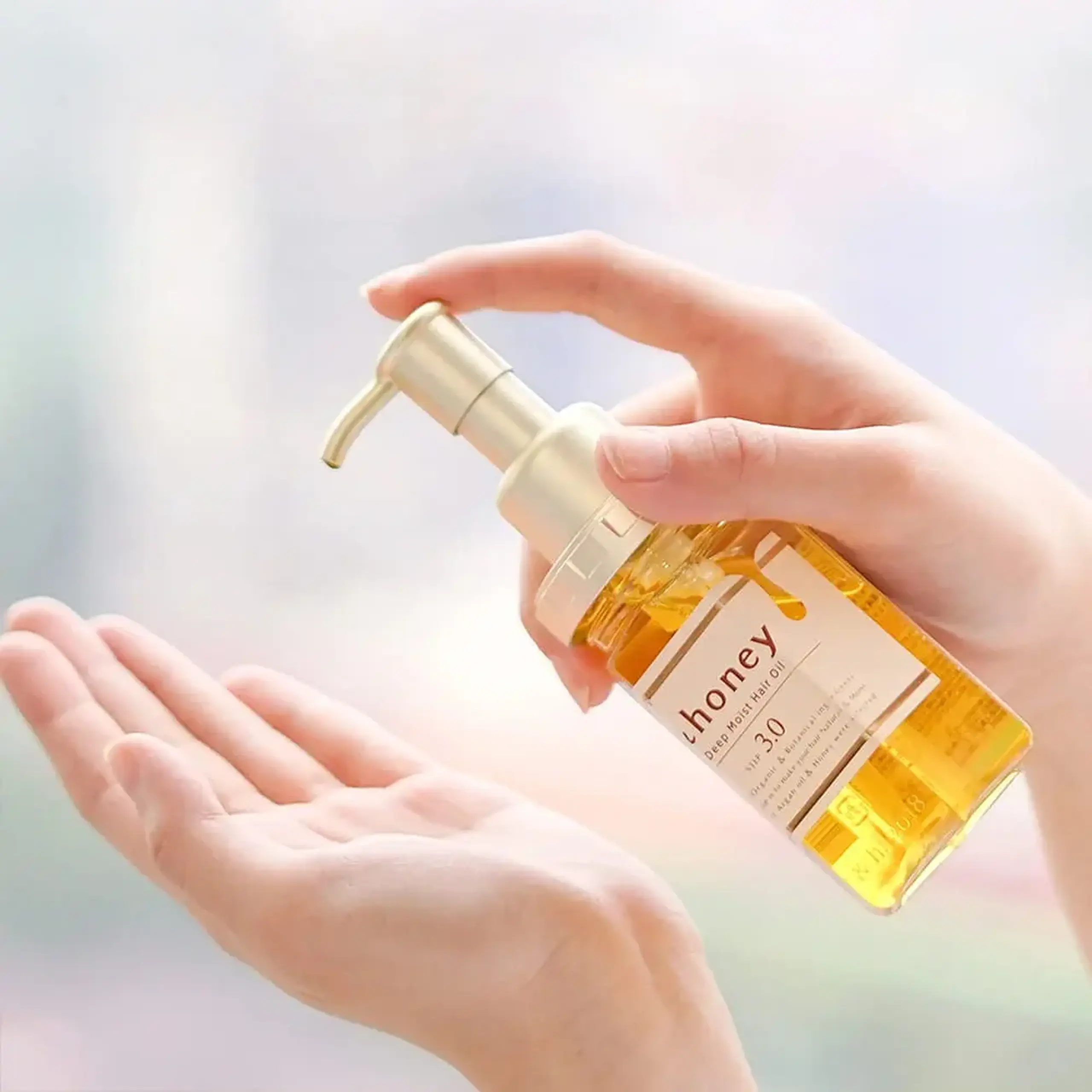 Ulei leave-in hidratant cu miere și ulei de argan ViCREA &amp;honey Deep Moist Hair Oil 3.0 Damask Rose Honey 100 ml