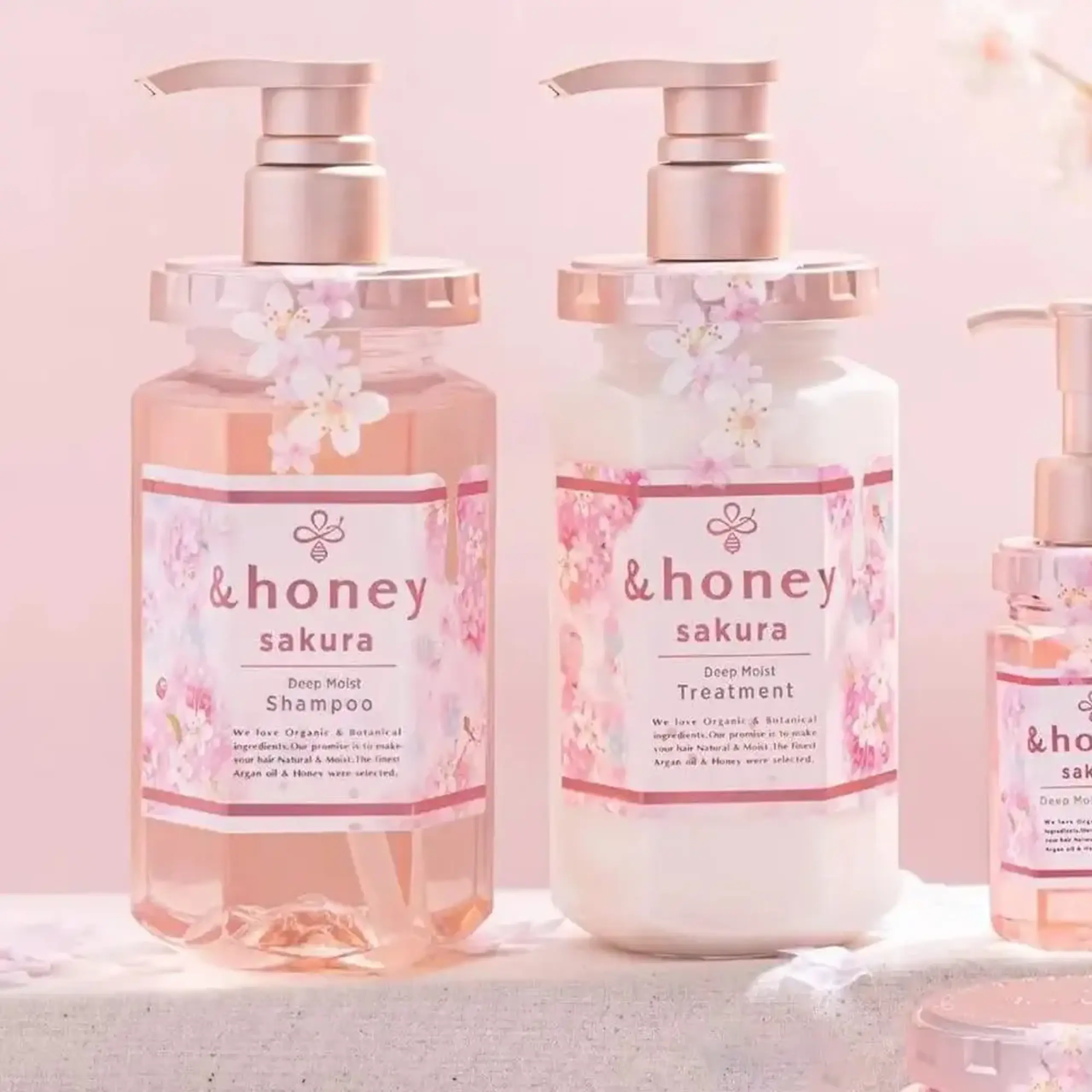 Mască-îngrijire hidratantă cu miere și parfum de sakura Vicrea &honey Deep Moist Sakura Treatment 2.0 445 gr
