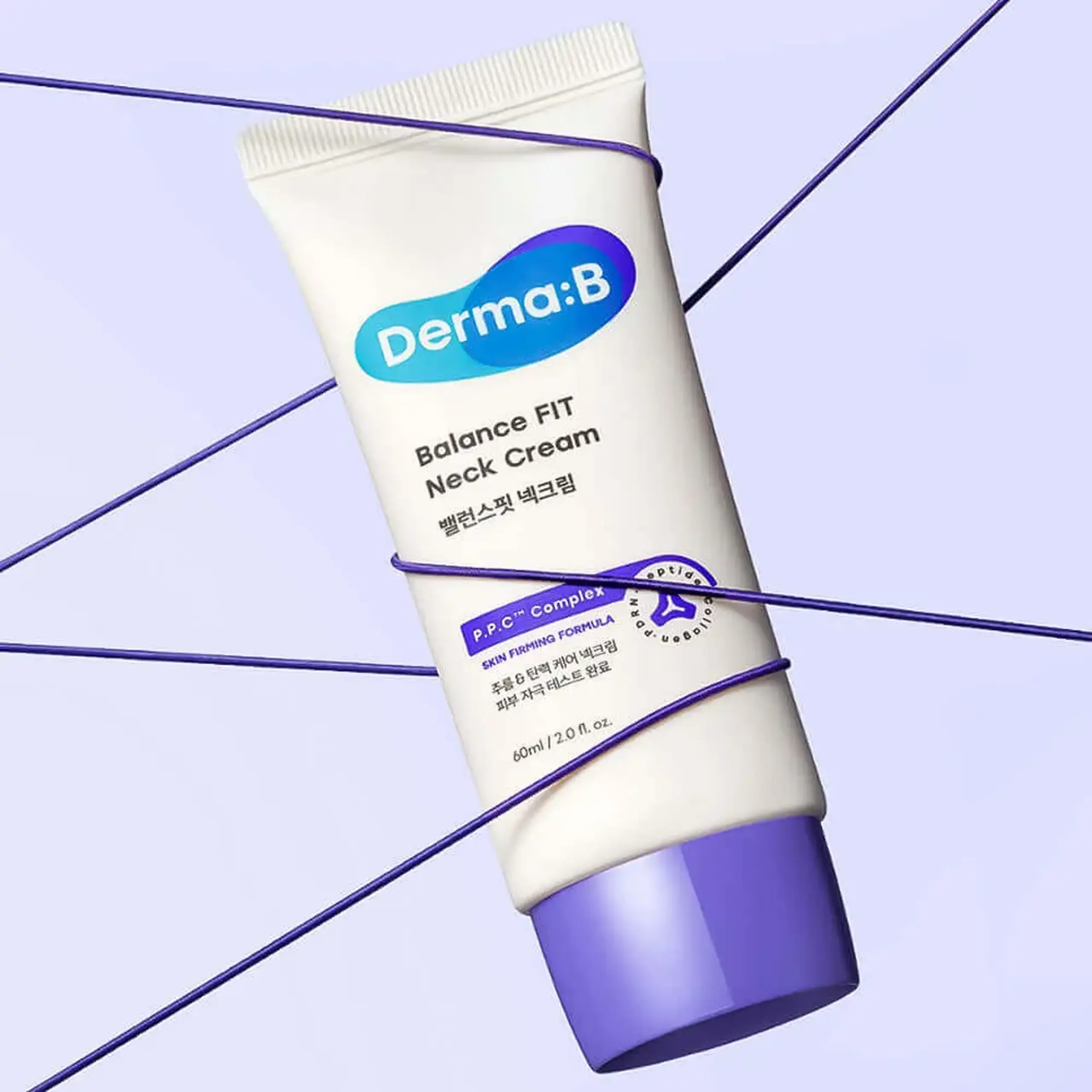 Cremă pentru fermitatea și hidratarea pielii gâtului Derma:B Balance FIT Neck Cream 60 ml