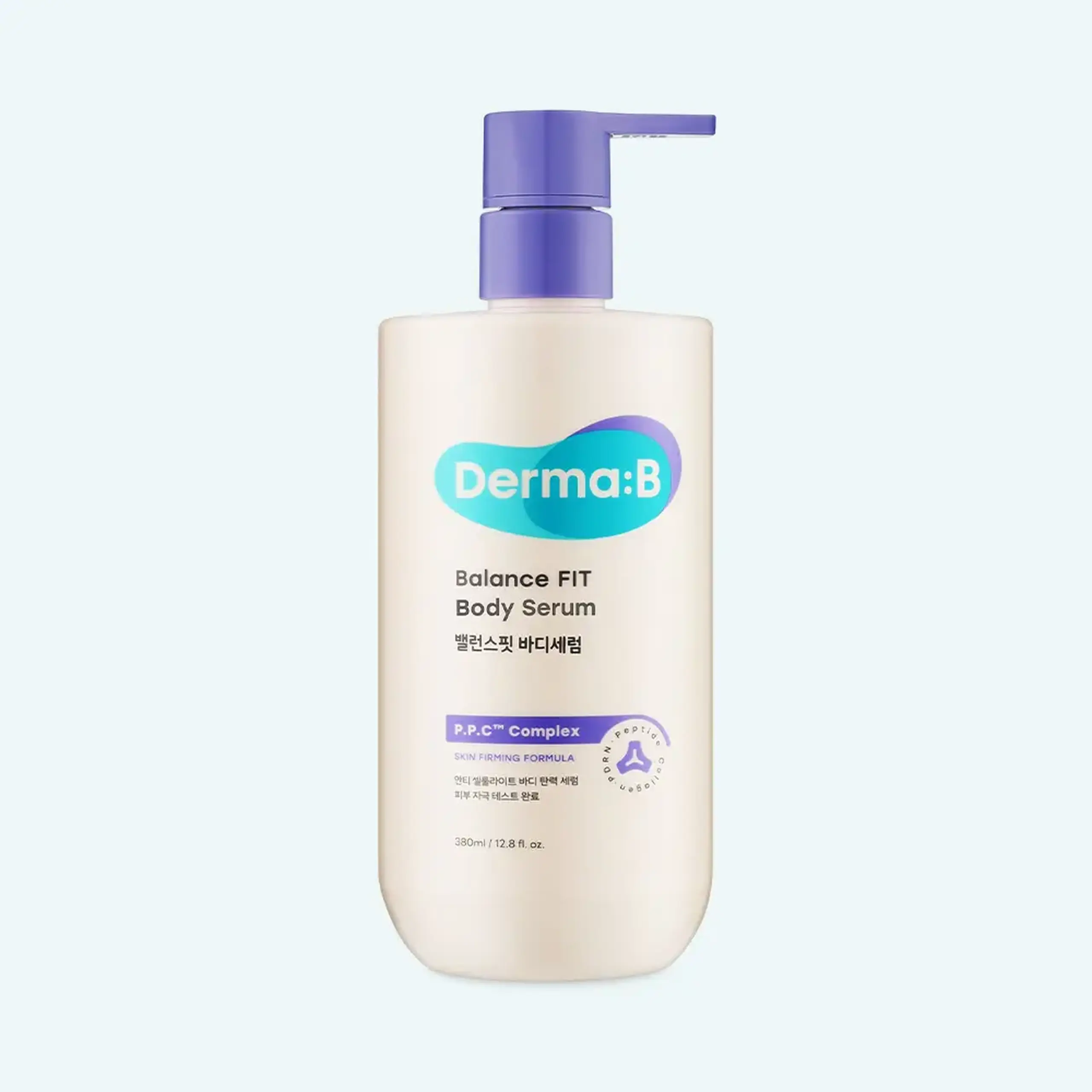 Ser pentru corp cu efect de fermitate, hidratare și netezire Derma:B Balance FIT Body Serum 380 ml