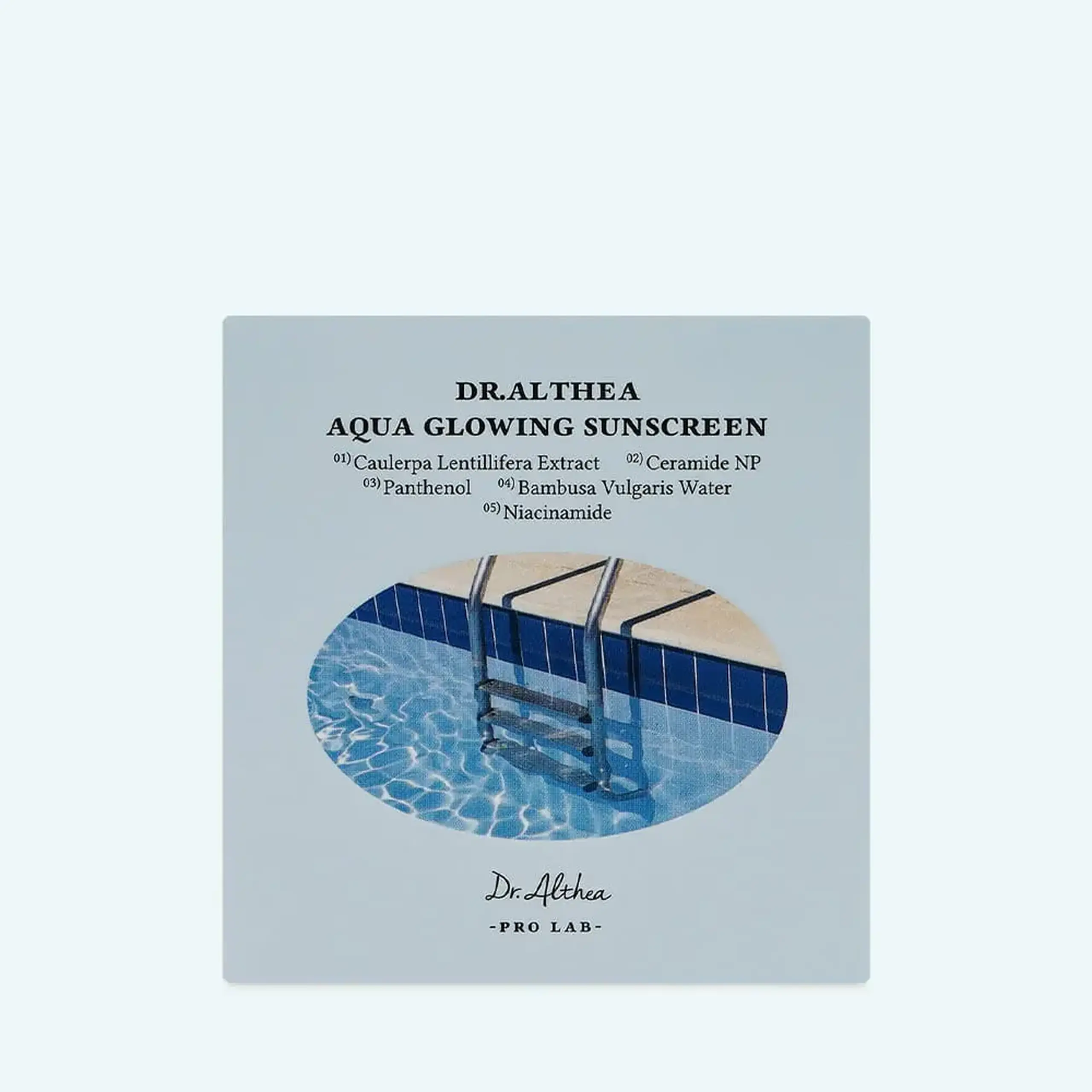 Cremă de protecție solară hidratantă cu efect luminos Dr. Althea Aqua Glowing Sunscreen SPF50+ PA++++ 45 ml