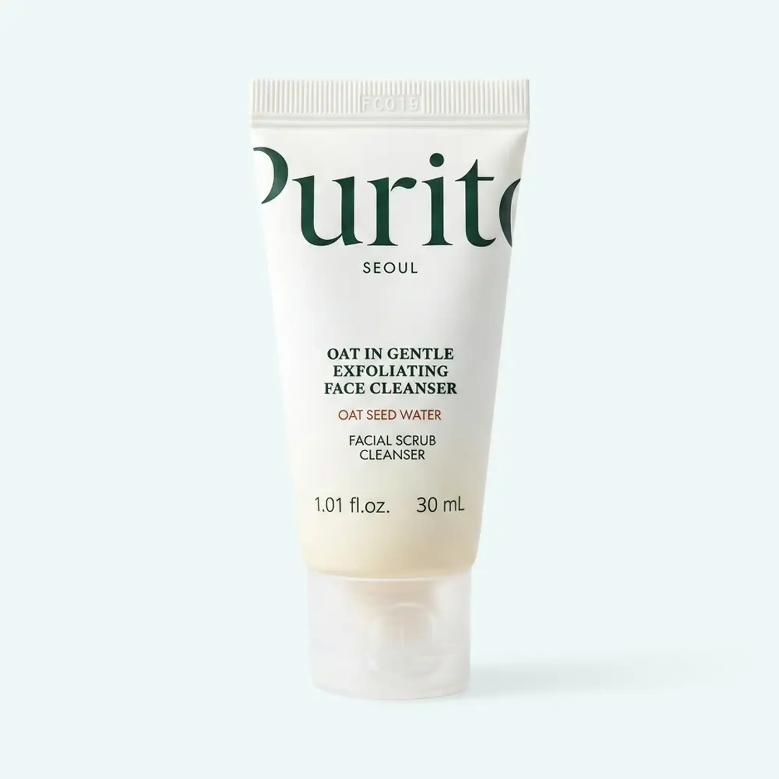 Purito oat in gentle exfoliating face cleanser 30ml