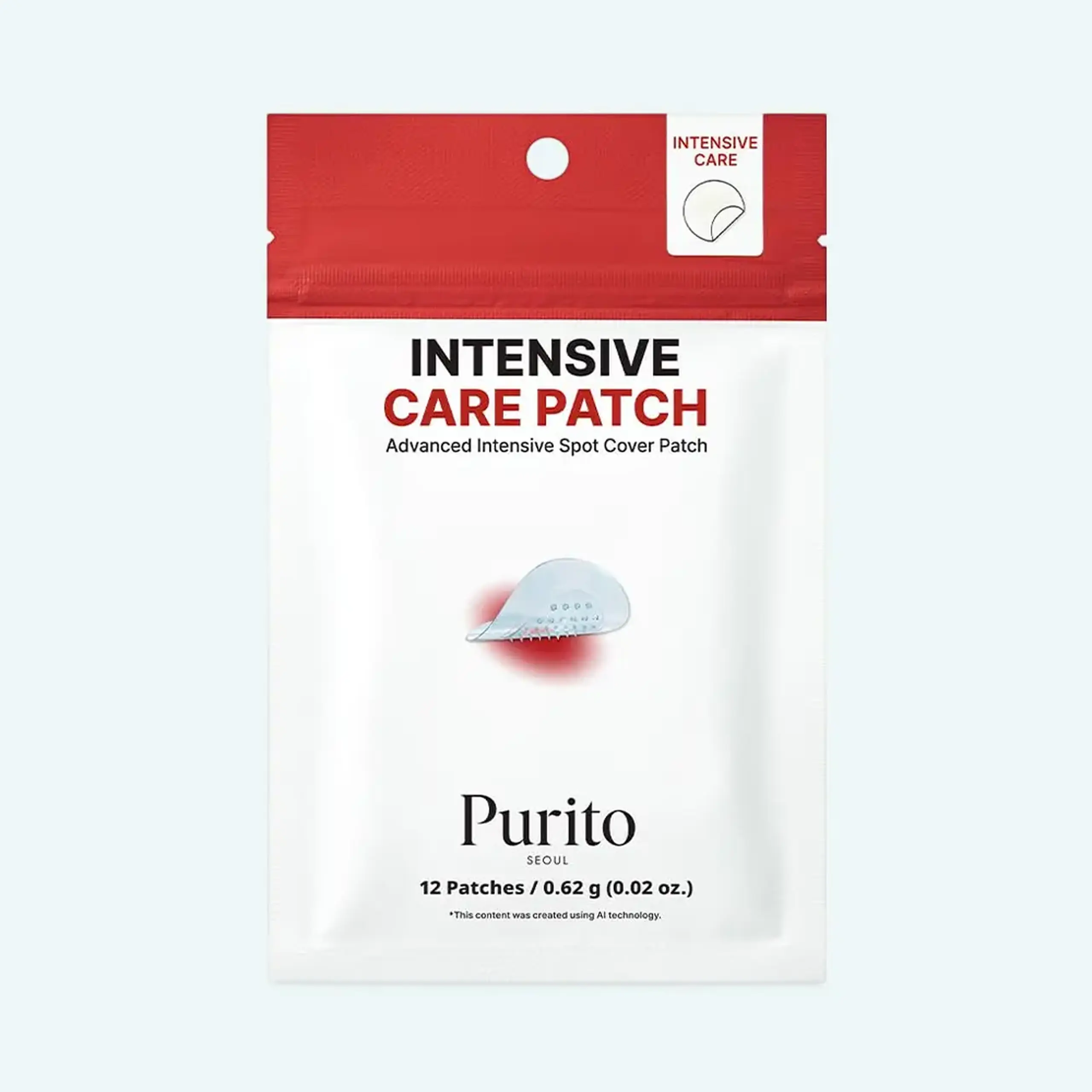 Plasturi hidrocoloidali pentru imperfecțiuni PURITO Intensive Care Patch 12 pcs