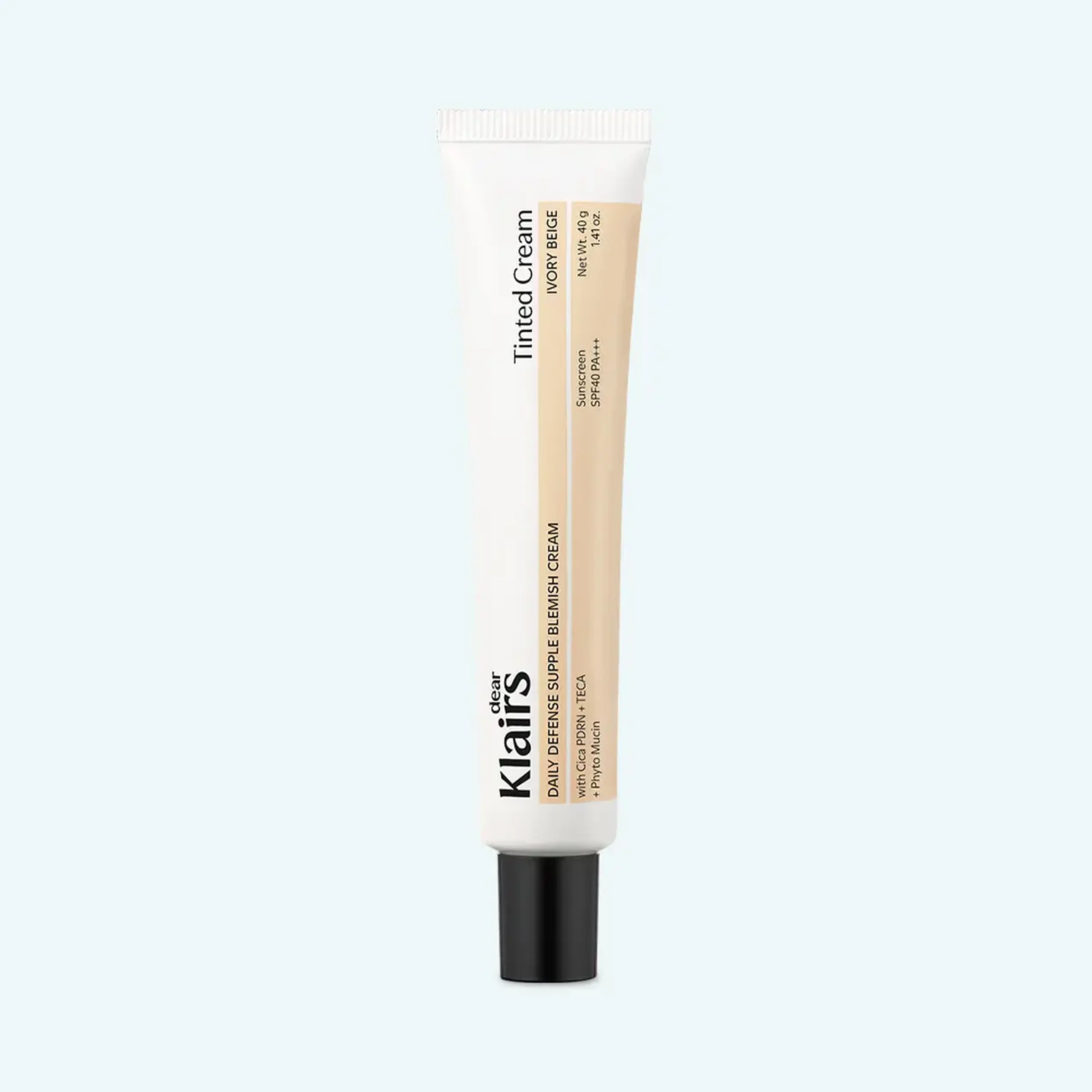 Cremă BB cu SPF40 PA+++ Dear, Klairs Daily Defense Supple Blemish Cream Ivory Beige – 40 g
