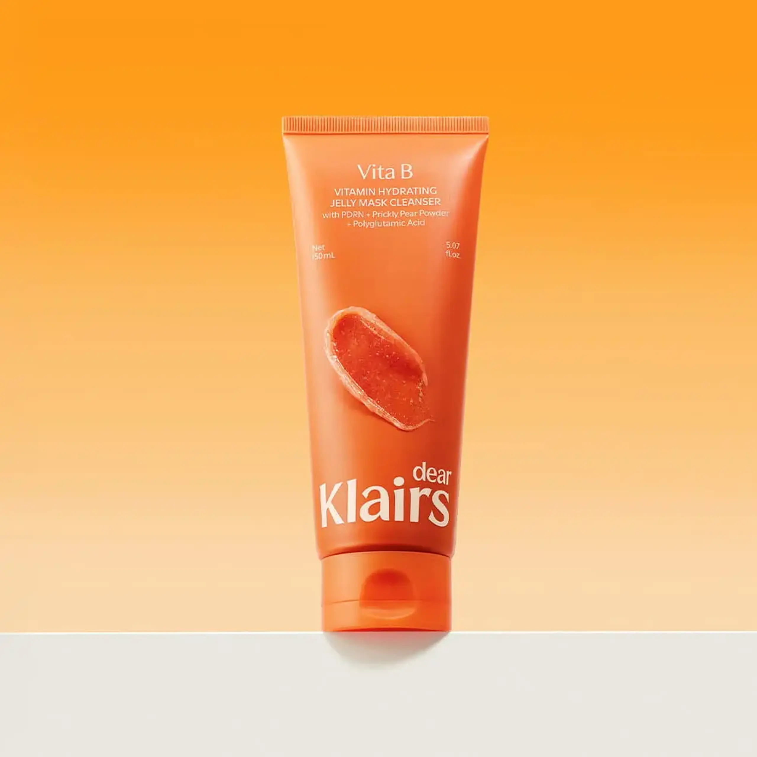 Gel de curățare tip mască cu vitamine Dear, Klairs Vitamin Hydrating Jelly Mask Cleanser – 150 ml