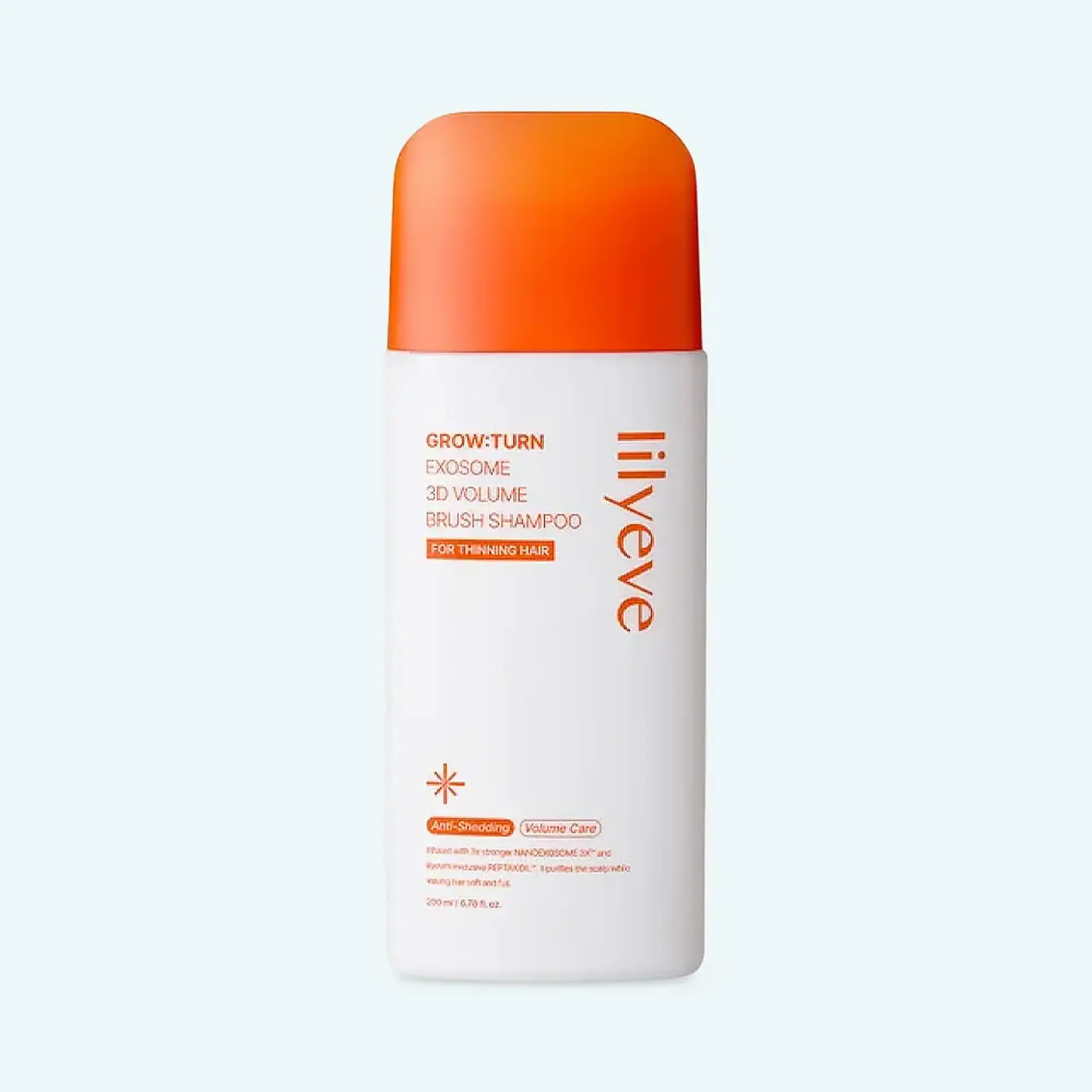 Șampon pentru volum cu exozomi LILYEVE GROW:TURN EXOSOME 3D Volume Brush Shampoo – 200 ml