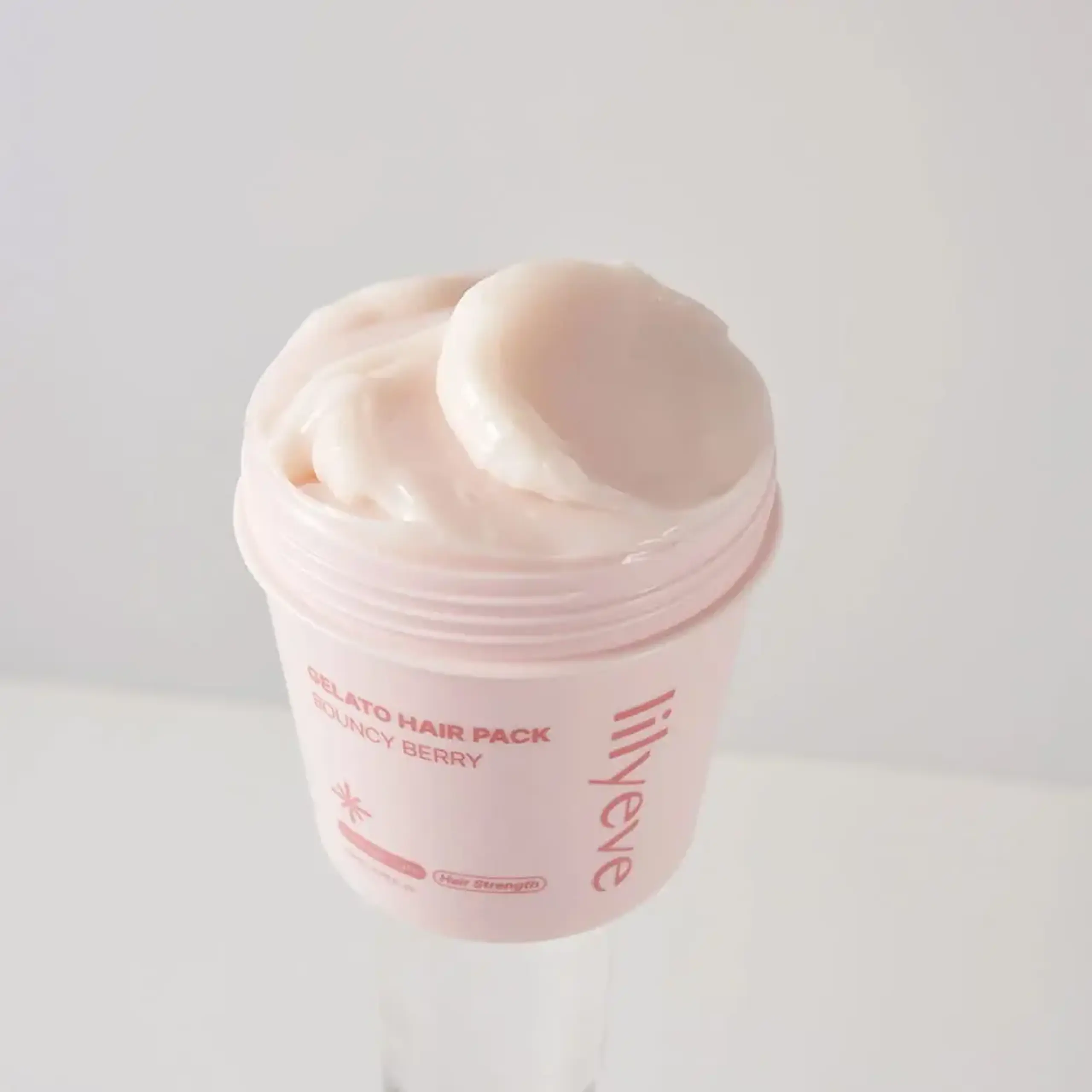 Mască reparatoare pentru păr LILYEVE Repair:TURN GELATO Hair Pack Bouncy Berry – 200 ml
