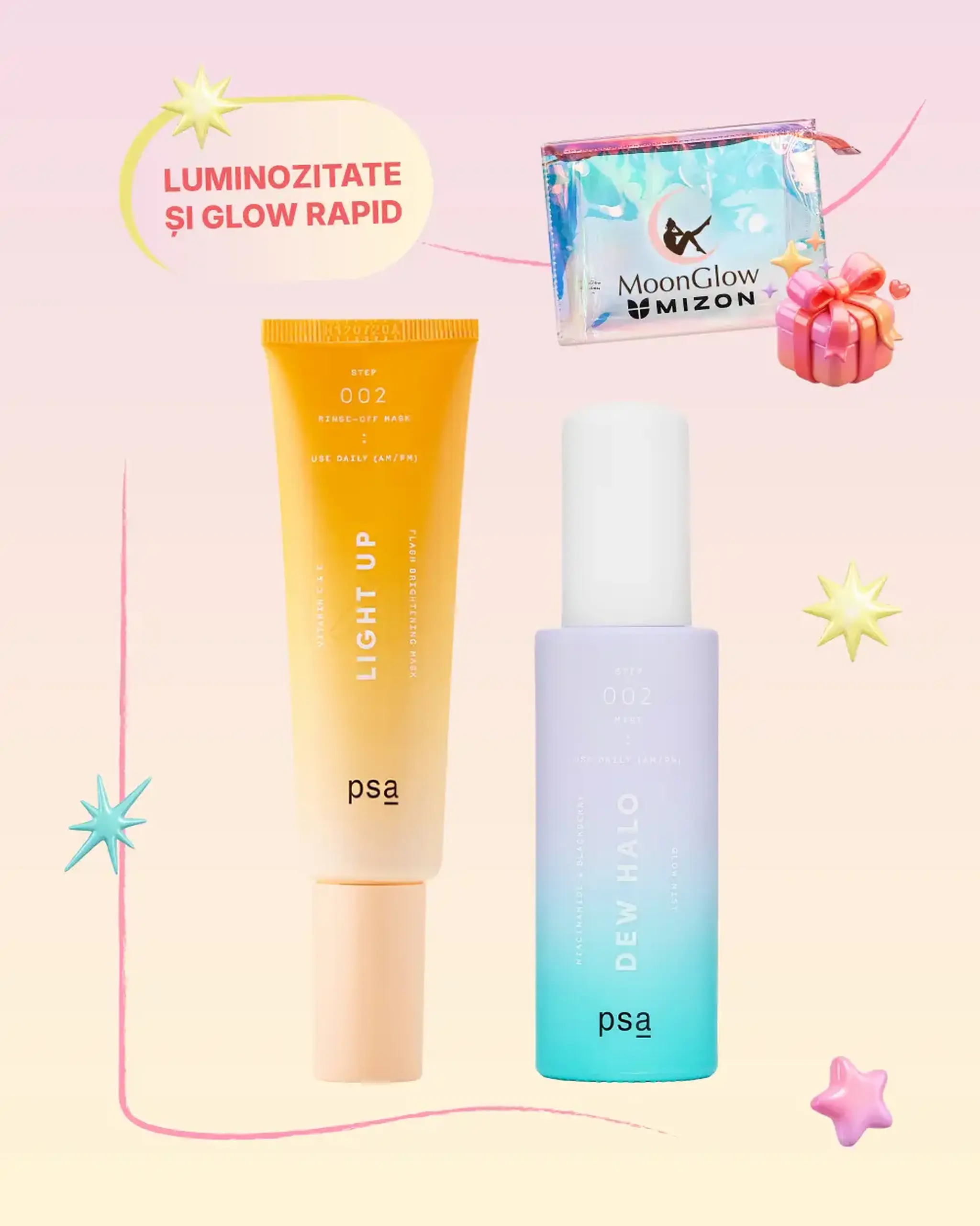 Luminozitate și glow rapid