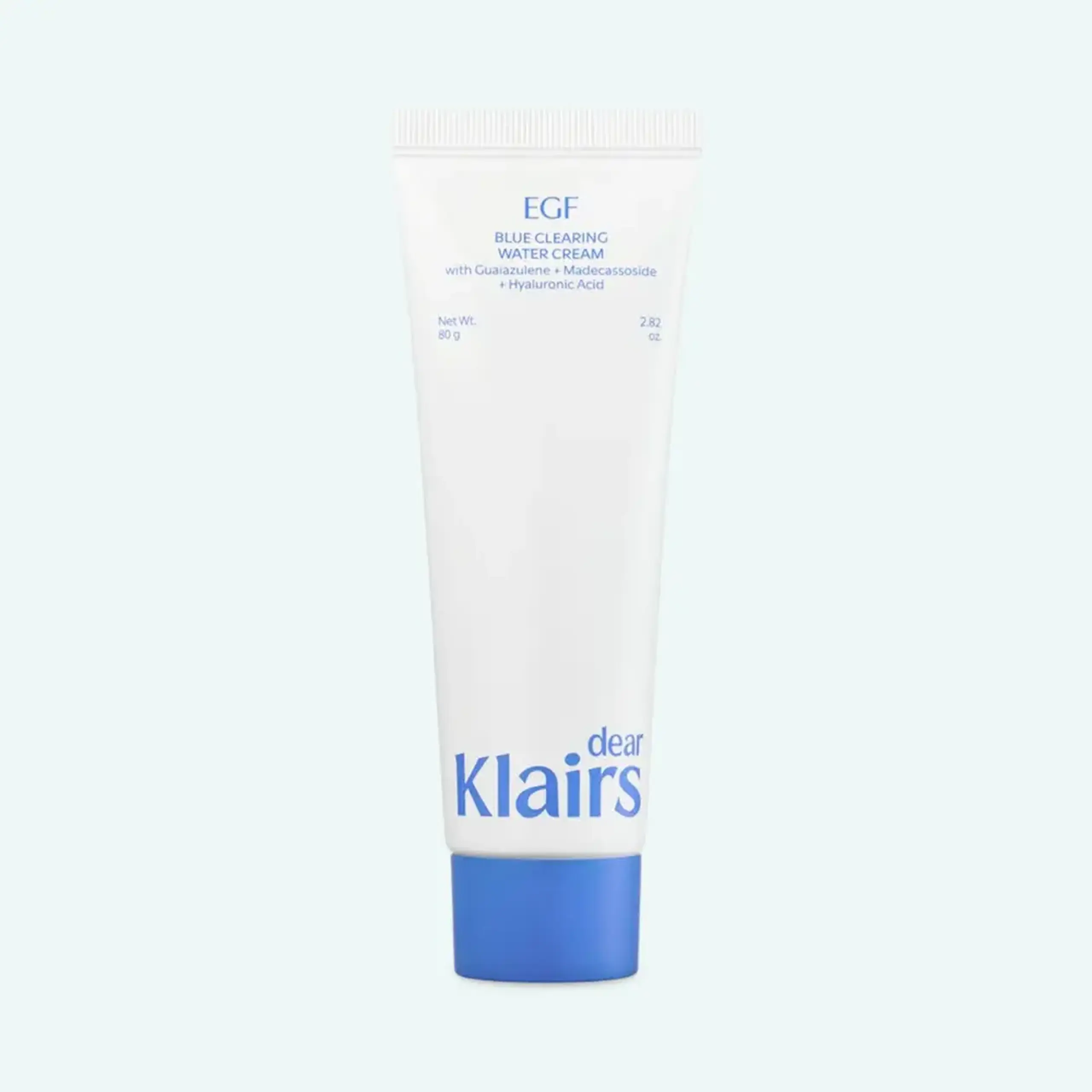 Cremă-gel hidratantă și calmantă Dear Klairs Blue Clearing Water Cream 80 ml
