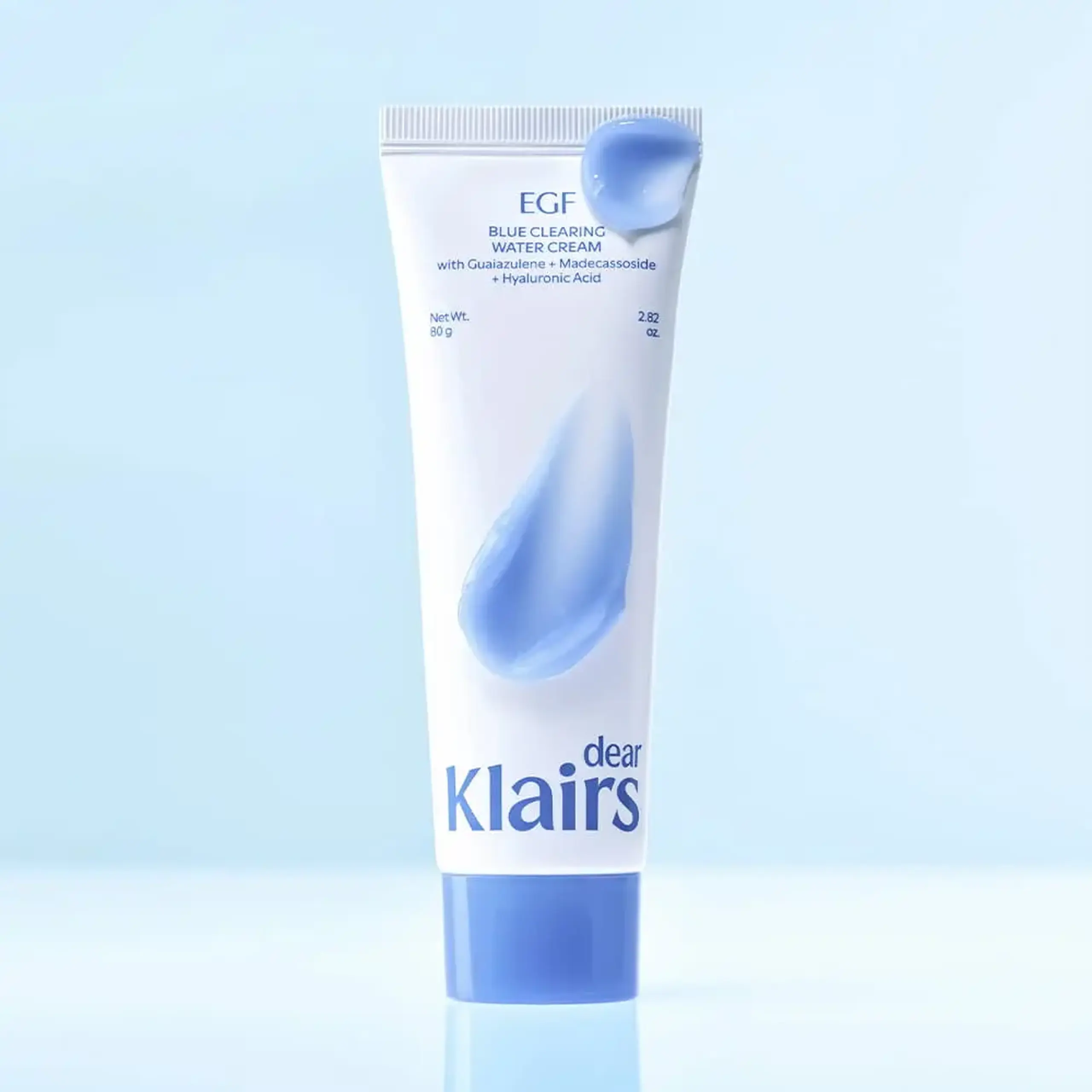 Cremă-gel hidratantă și calmantă Dear Klairs Blue Clearing Water Cream 80 ml