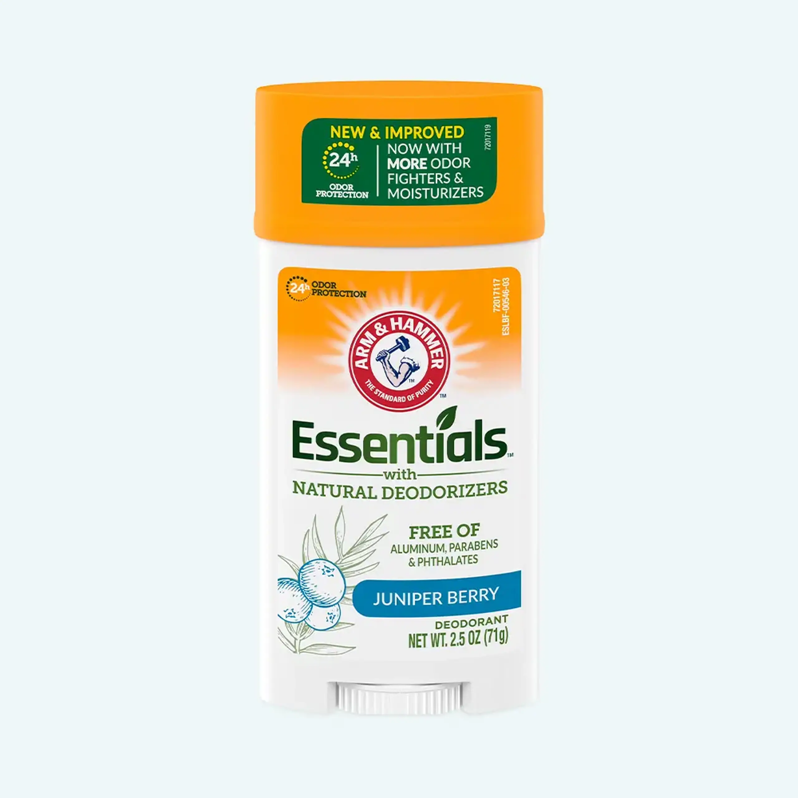 Deodorant solid fără aluminiu A&amp;H Essentials Natural Deodorant Clean Juniper Berry Wide Stick 71 gr
