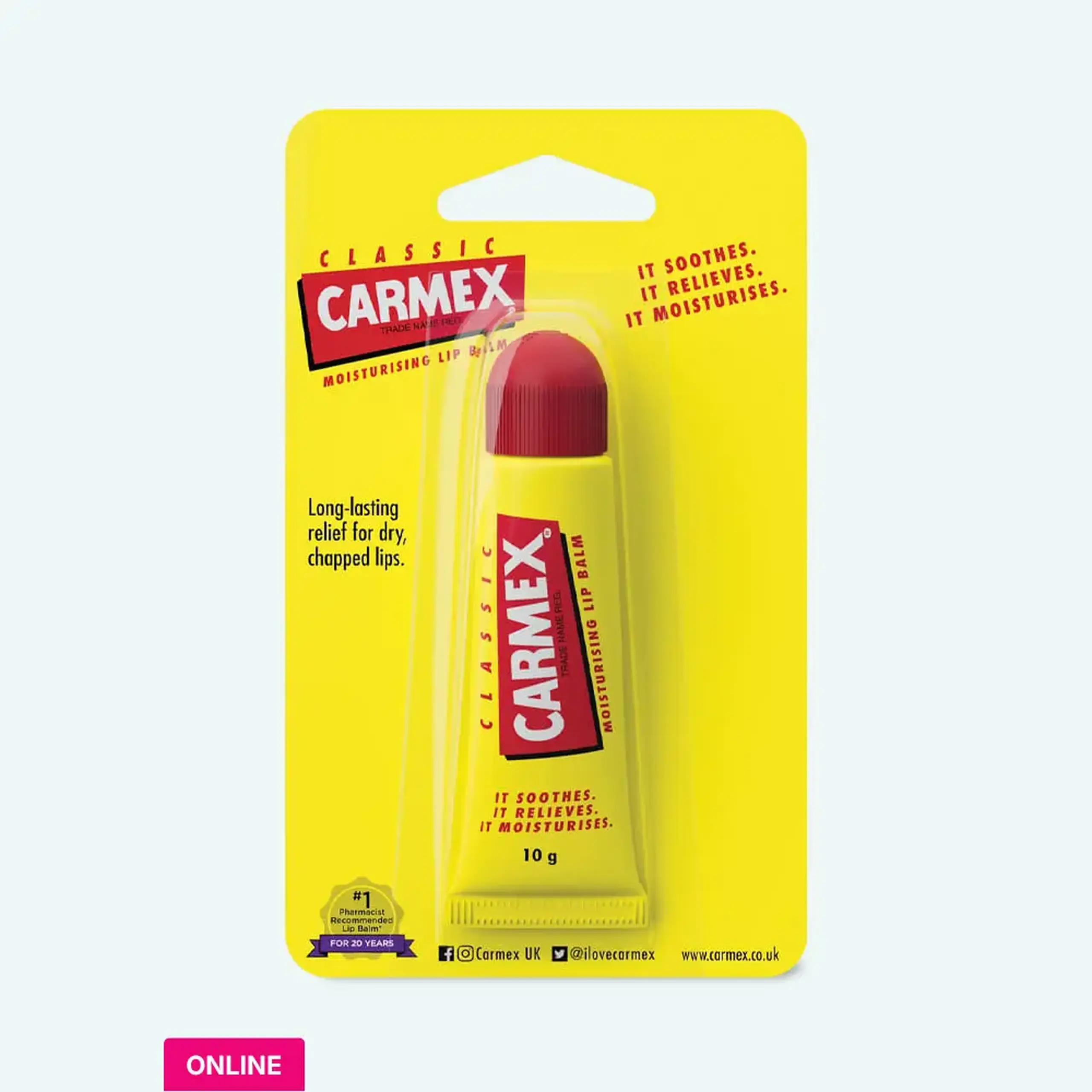 Balsam pentru buze CARMEX Lip Balm Classic TUBE 10g