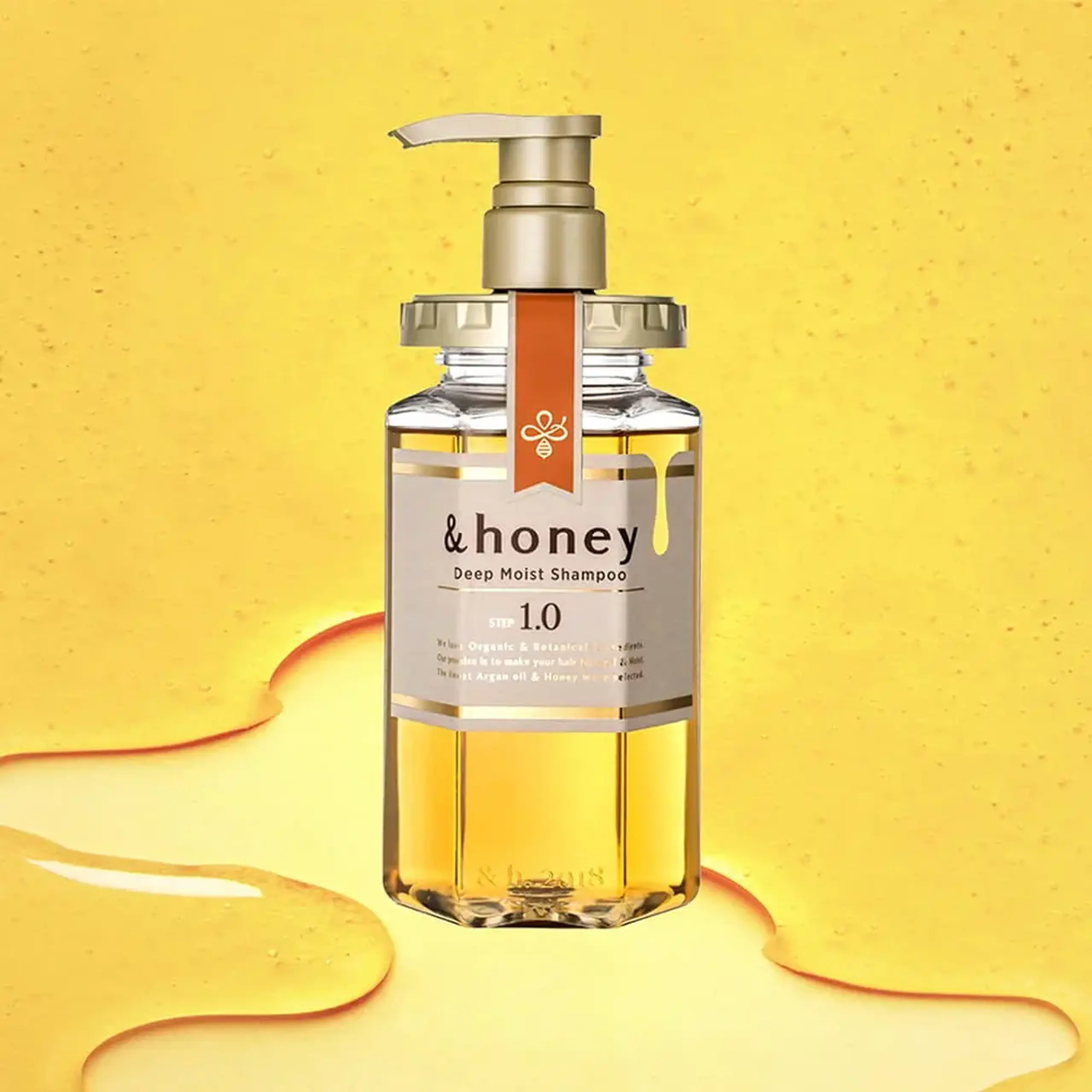 Șampon hidratant cu miere și ulei de argan ViCREA - &honey Deep Moist Shampoo 1.0 440 ml