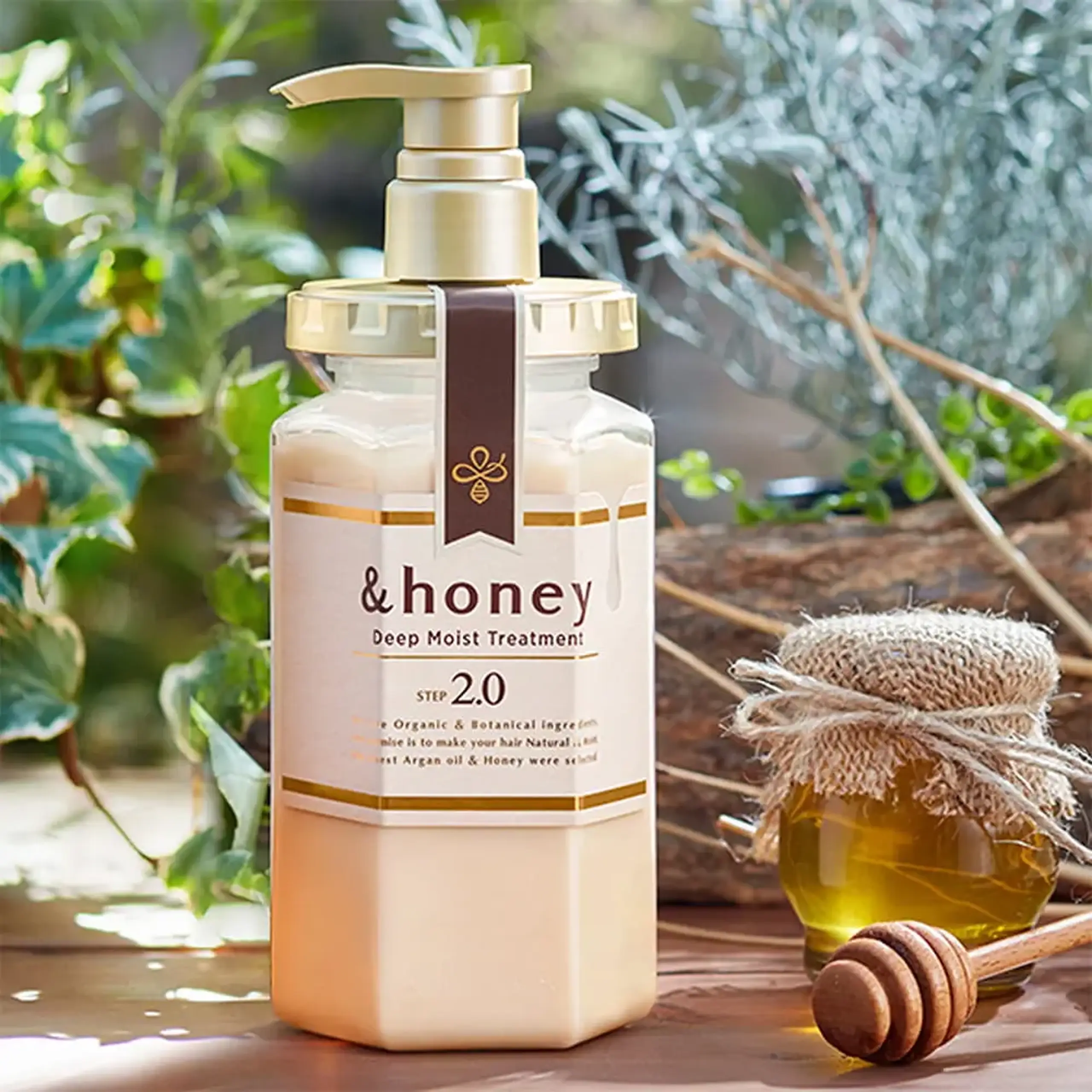 Tratament hidratant cu miere și ulei de argan ViCREA &honey Deep Moist Hair Treatment 2.0 445 gr