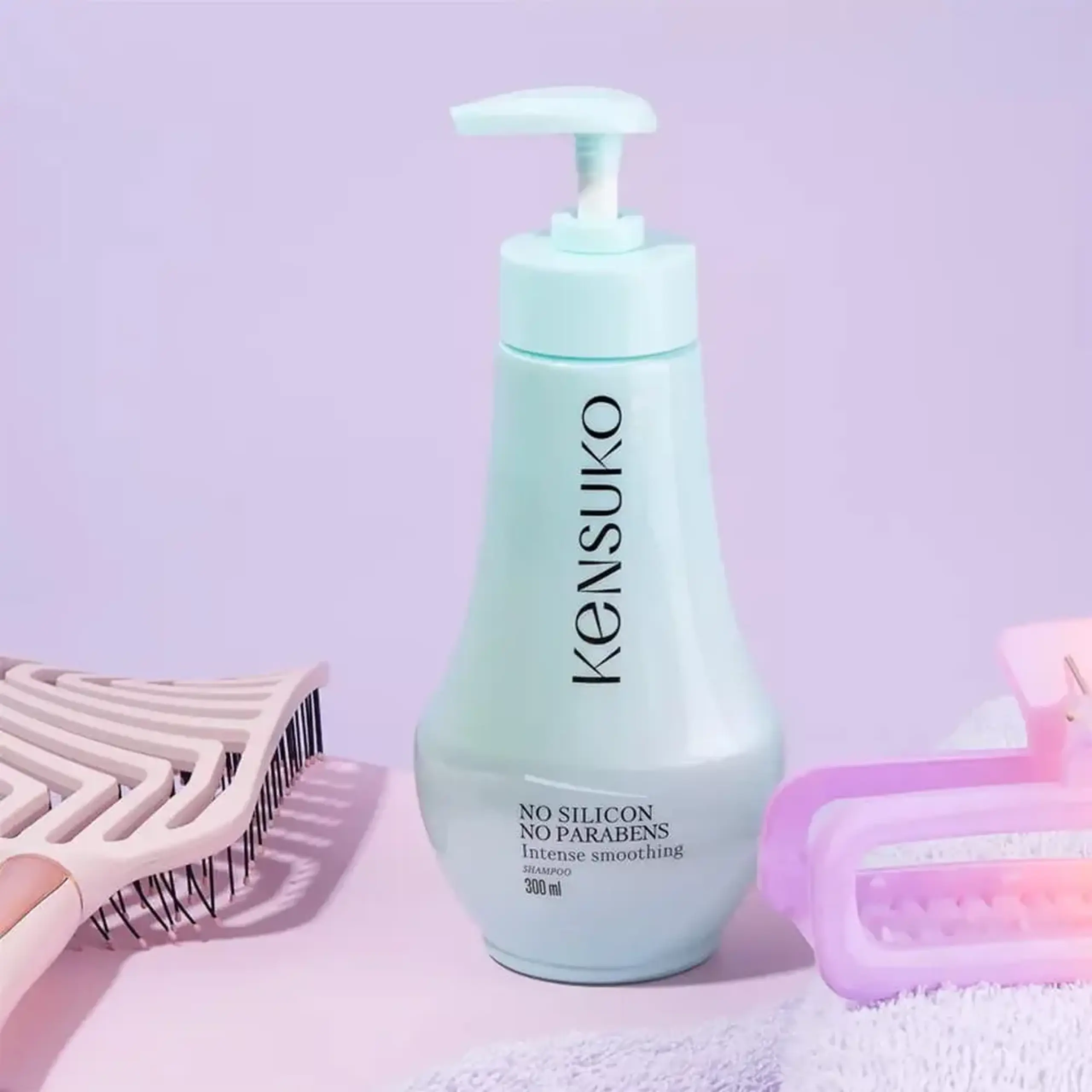 Șampon fără siliconi KENSUKO Silicon Free Intense Smoothing Shampoo 300ml