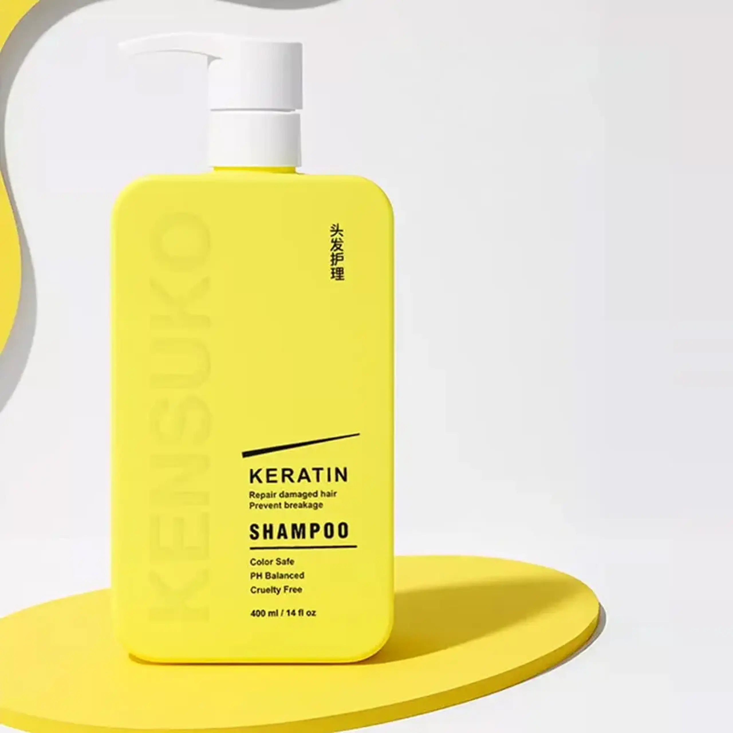 Șampon pentru păr slăbit KENSUKO keratin shampoo for hair 400ml