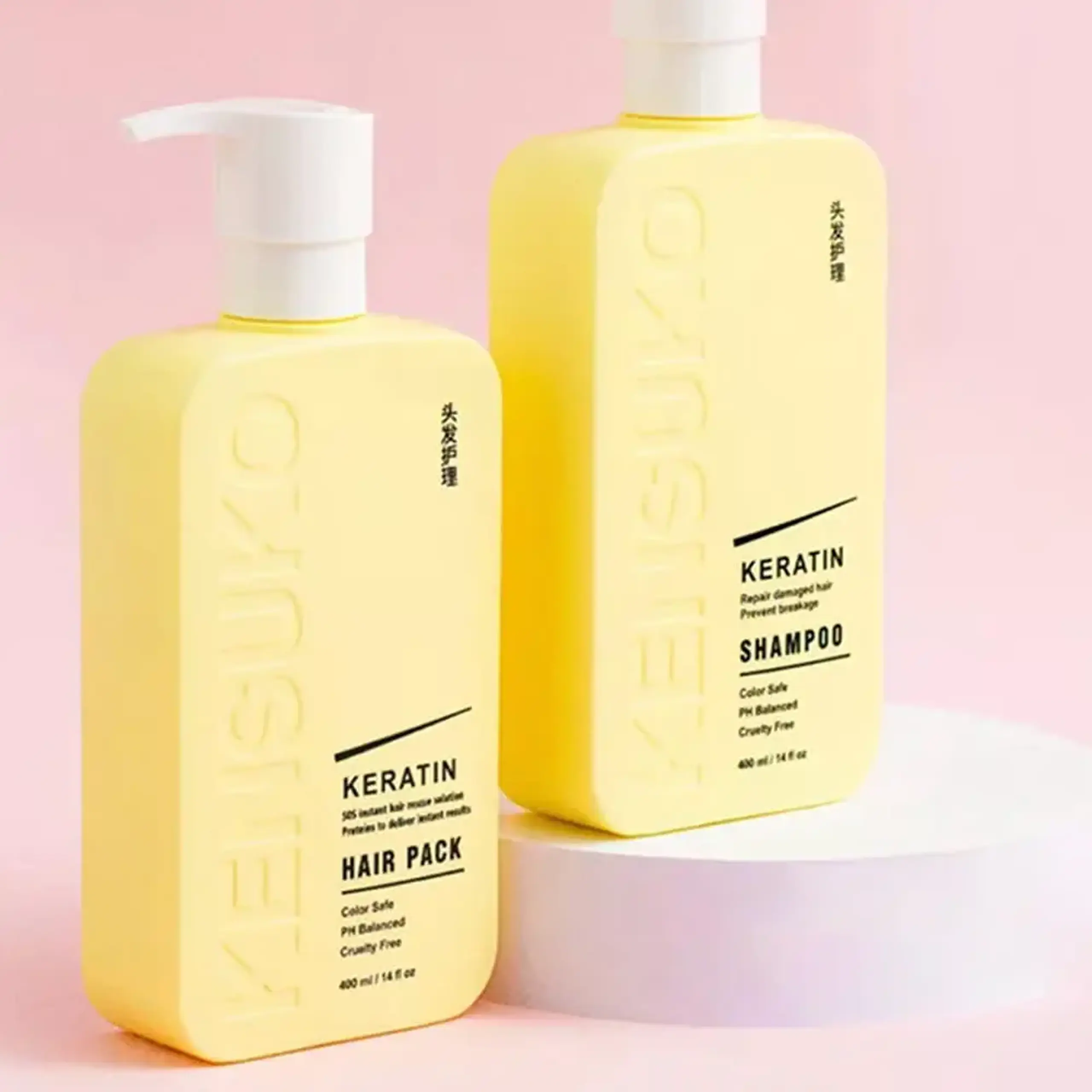 Șampon pentru păr slăbit KENSUKO keratin shampoo for hair 400ml