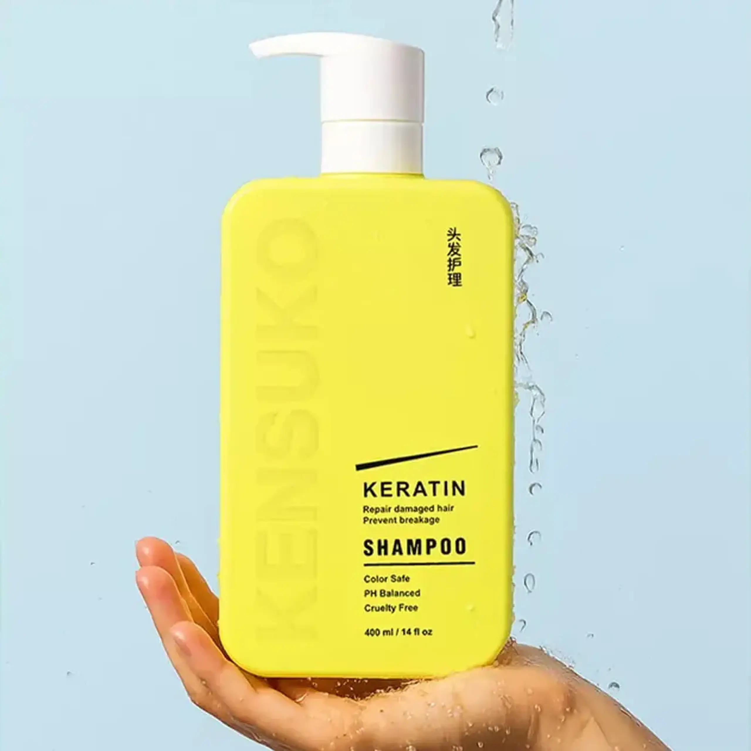 Șampon pentru păr slăbit KENSUKO keratin shampoo for hair 400ml