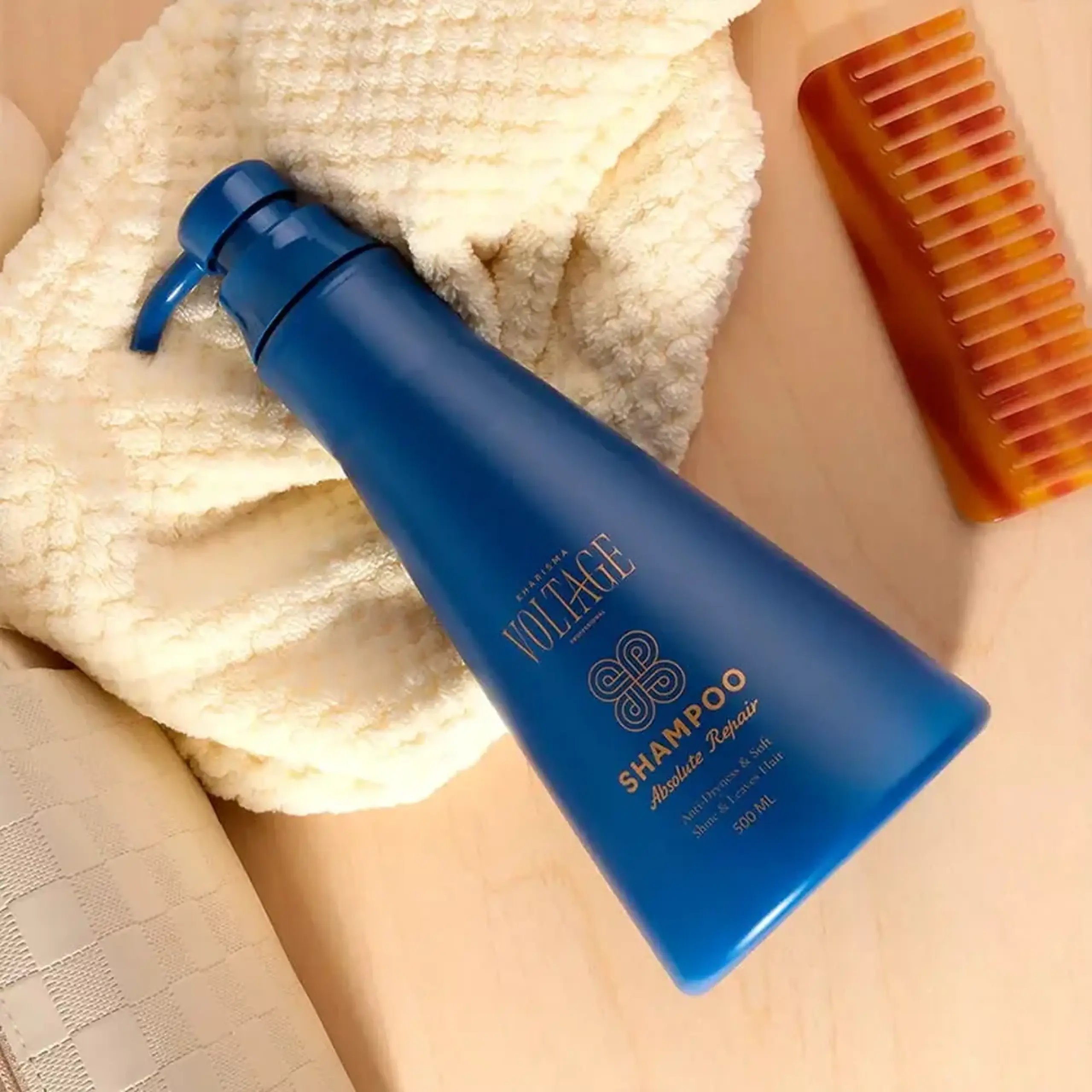 Șampon pentru păr uscat sau deteriorat KHARISMA VOLTAGE absolute repair shampoo 500ml