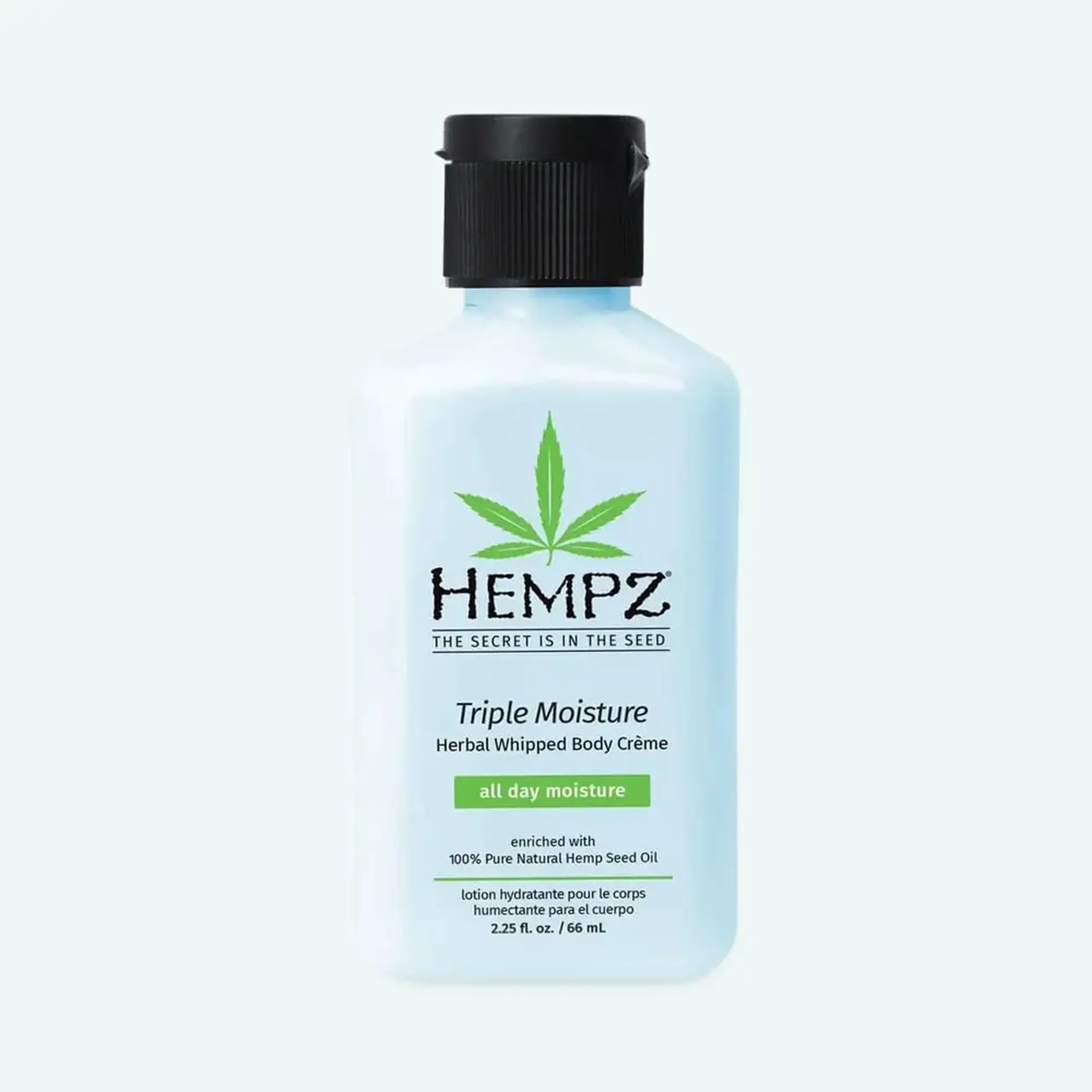 Cremă de corp hidratantă Hempz Mini Triple Moisture Herbal Whipped Body Creme 66ml