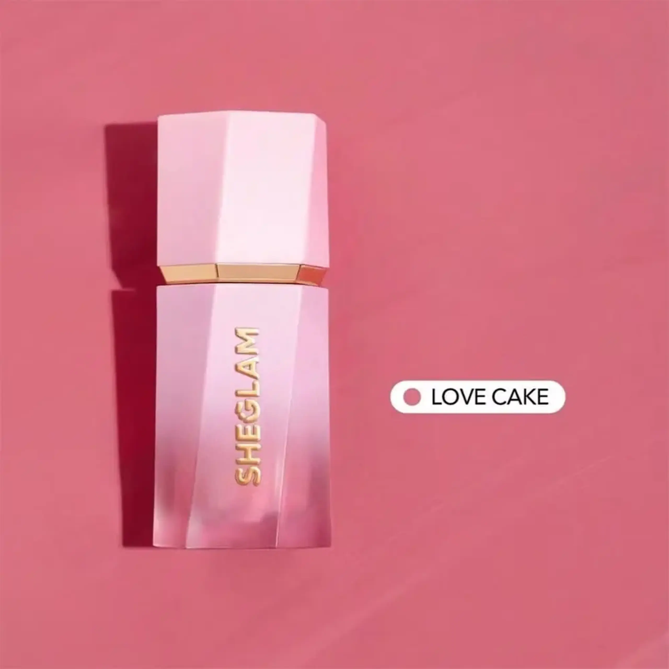 Fard de obraji SheGlam Color Bloom Liquid Blush Matte Finish-Love Cake