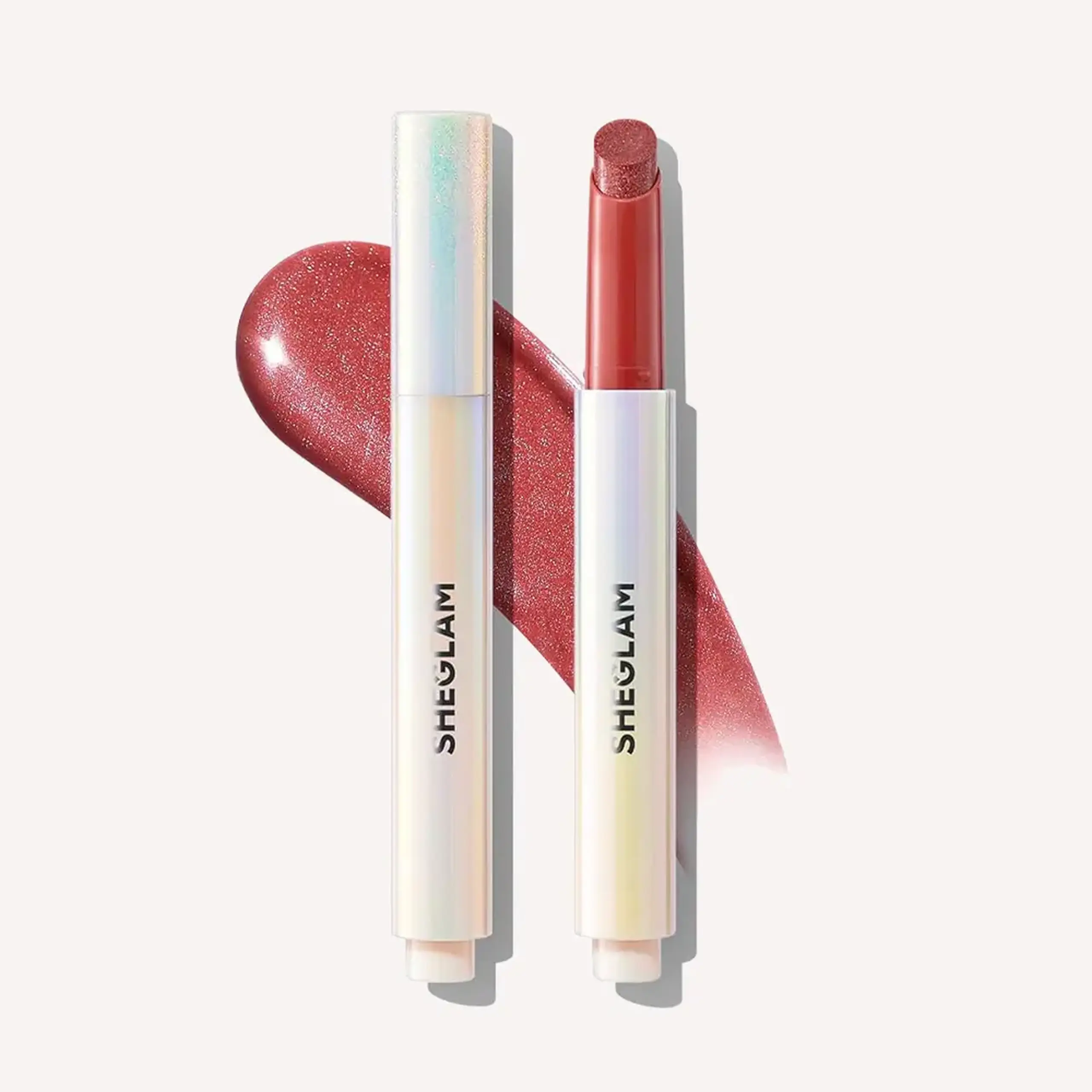 Luciu de buze cu efect de strălucire Sheglam Pout-Perfect Shimmer Lip Plumper-First Crush