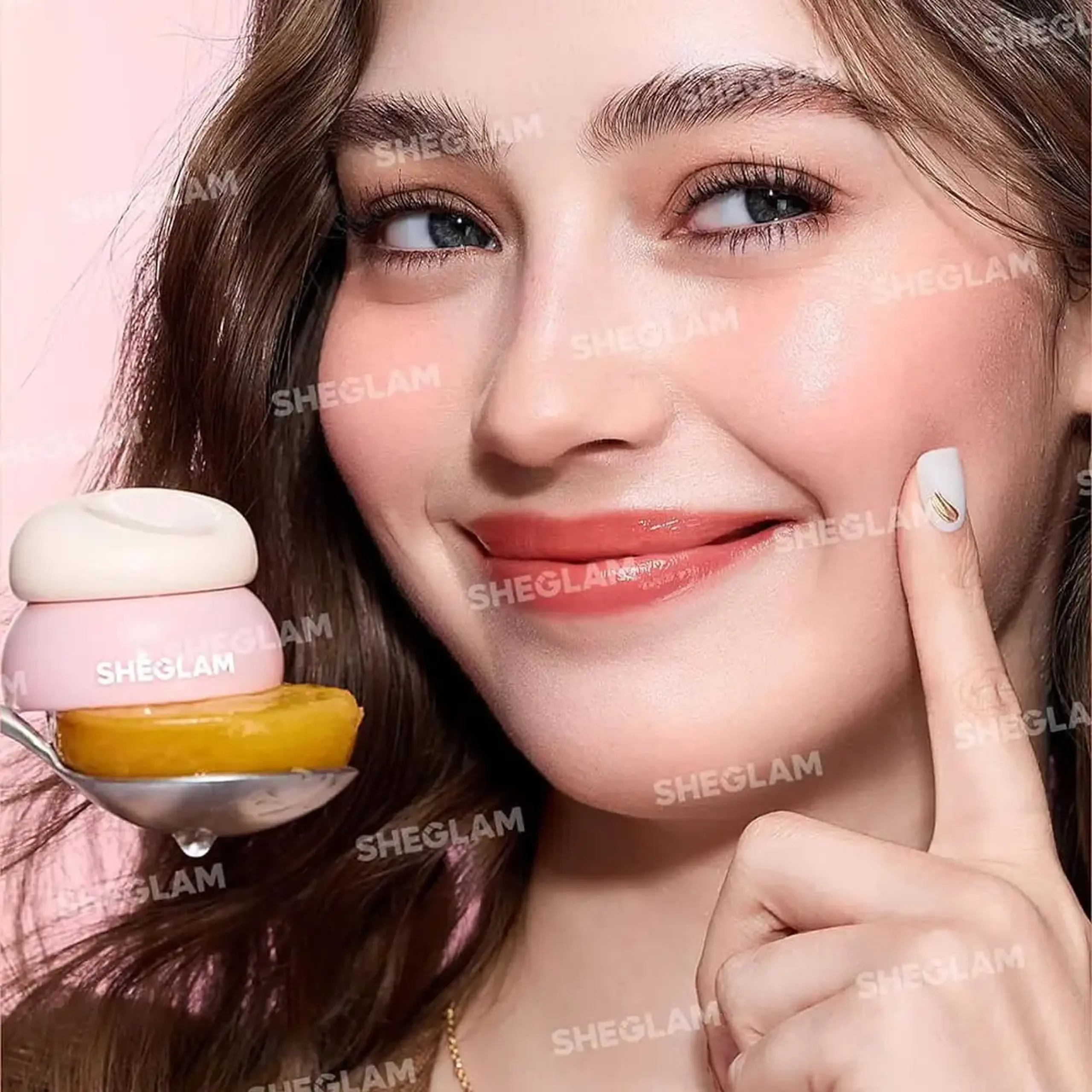 Balsam de buze cu efect lucios Sheglam Hydra Jelly Pocket Lip Jam – Apricot Pop 3,5 g