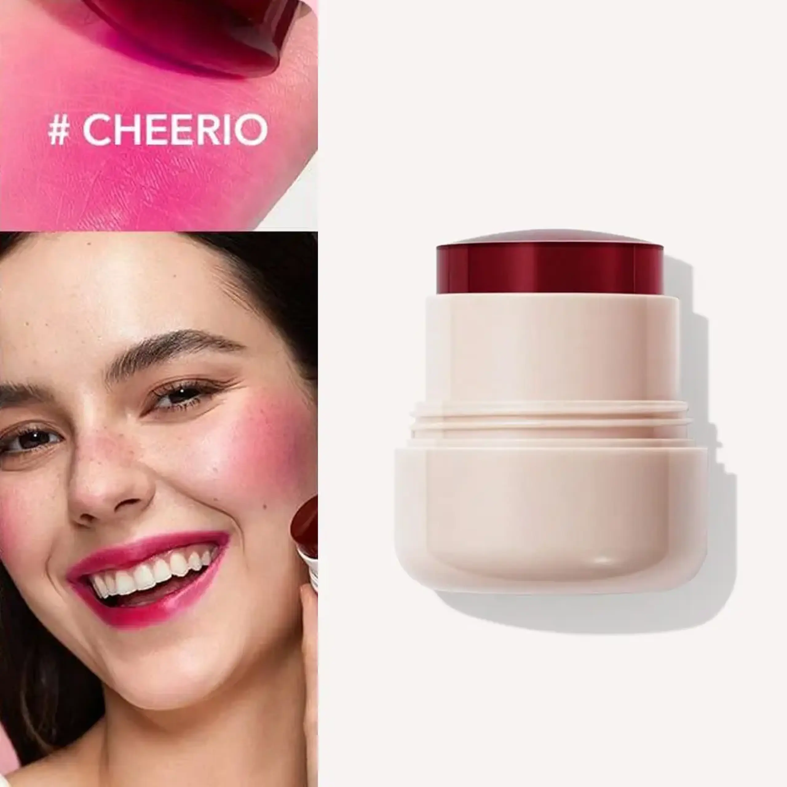 Tint hidratant pentru buze și obraji SheGlam Jelly-Licious Hydrating Lip &amp; Blush Tint-Cheerio