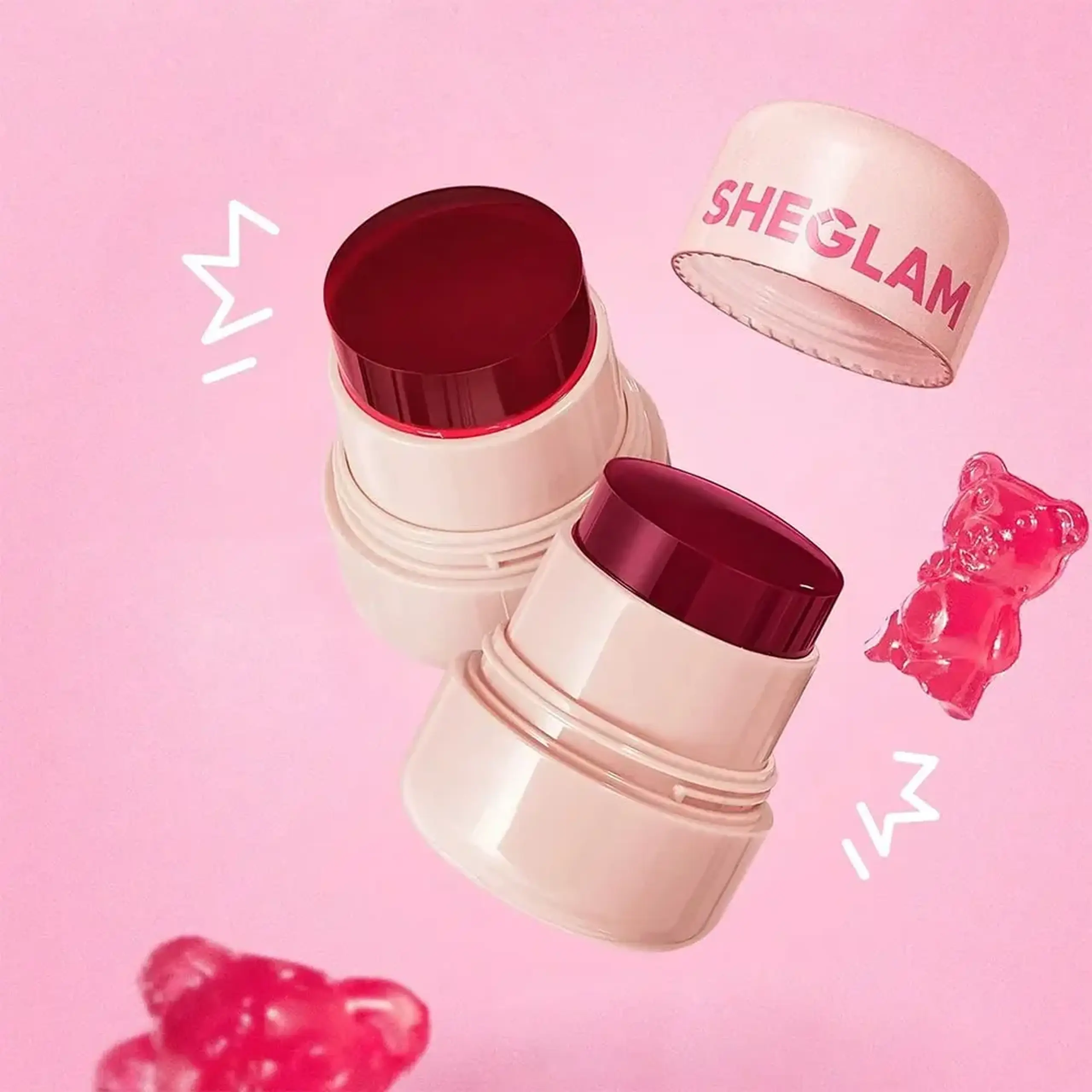Tint hidratant pentru buze și obraji SheGlam Jelly-Licious Hydrating Lip &amp; Blush Tint-Cheerio