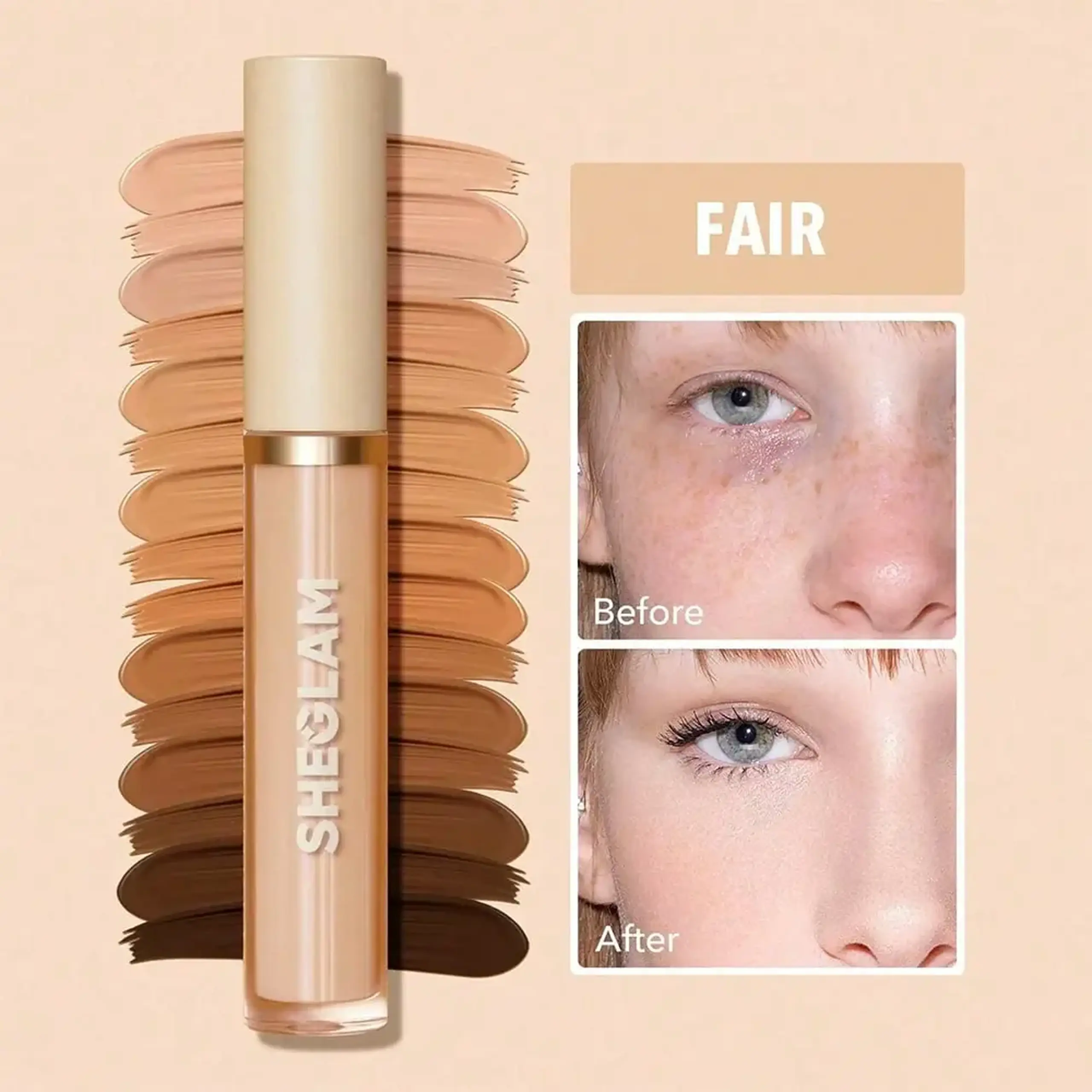 Concealer Sheglam Like Magic 12HR Full Coverage Concealer-Fair