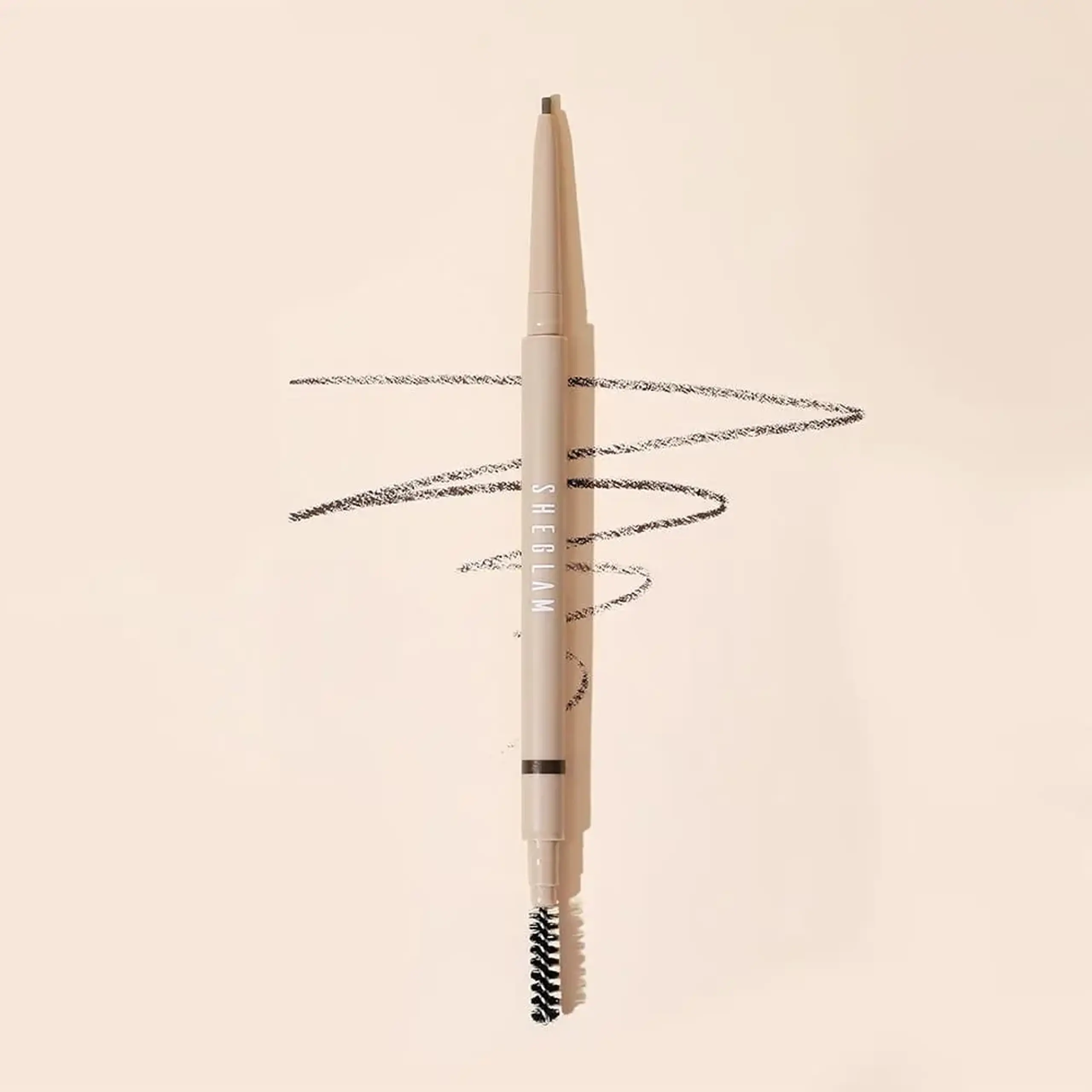 Creion mecanic ultra-subțire pentru sprâncene SHEGLAM Insta-Fill Brow Pencil Dark Brown
