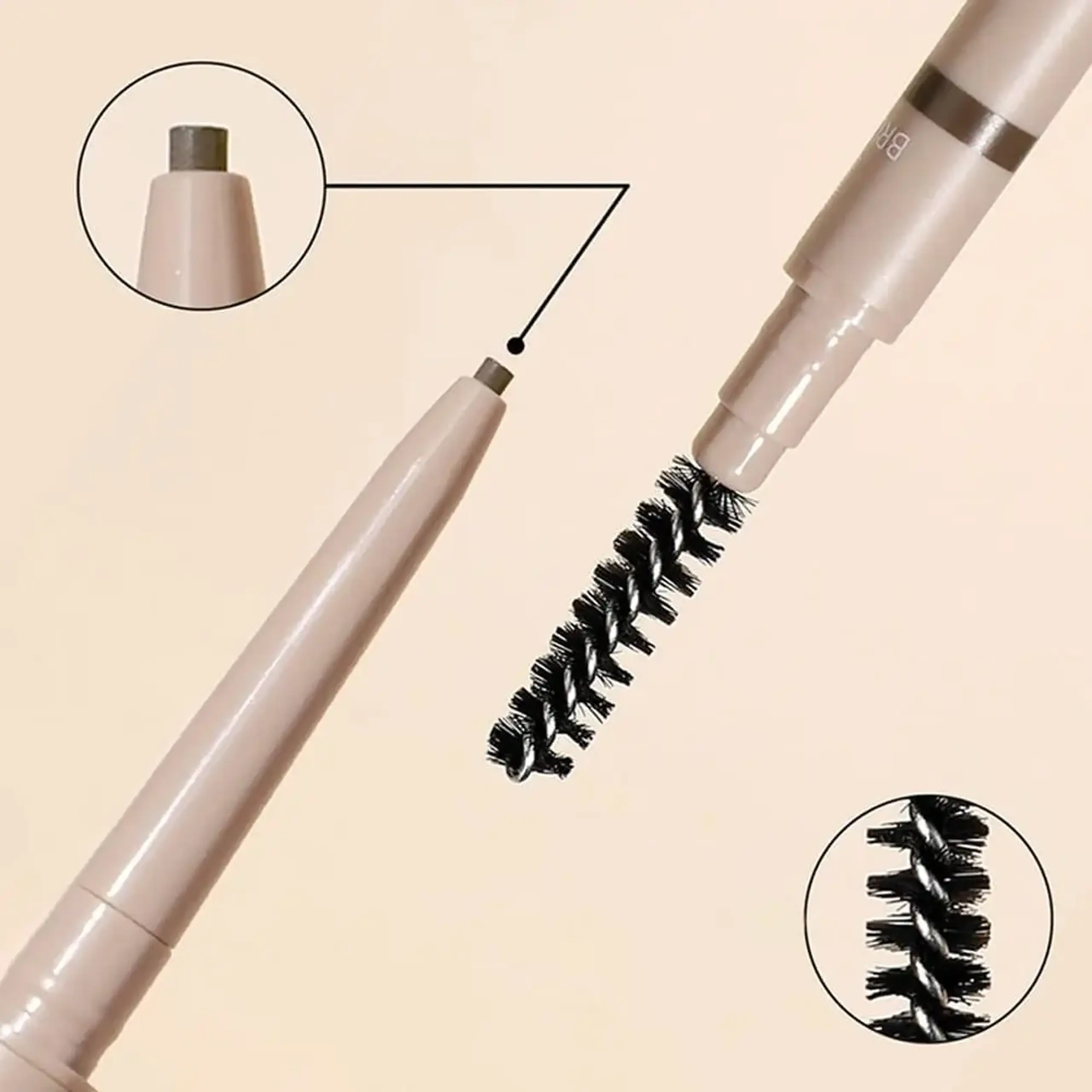 Creion mecanic ultra-subțire pentru sprâncene SHEGLAM Insta-Fill Brow Pencil Dark Brown