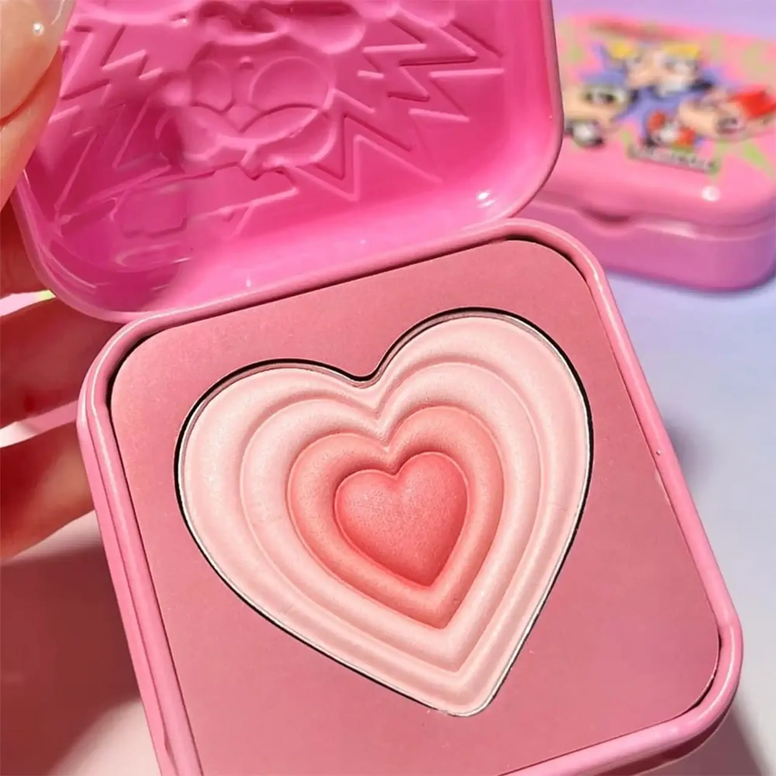 Fard de obraji SheGlam The Powerpuff Girls X SHEGLAM Tough Love Shimmer Blush-Utonium