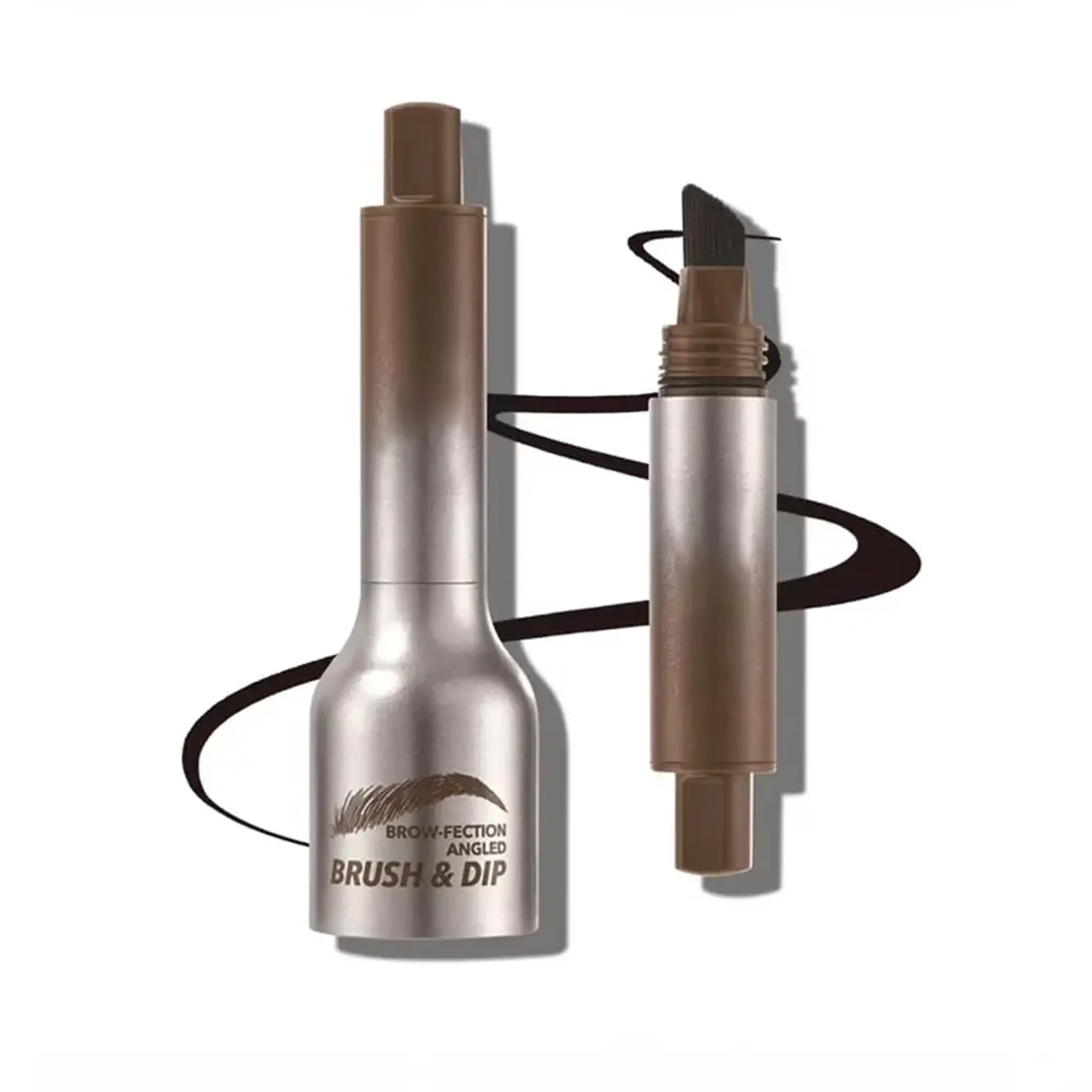 Rimel pentru sprâncene Sheglam Brow-Fection Angled Brush&Dip-Chocolate