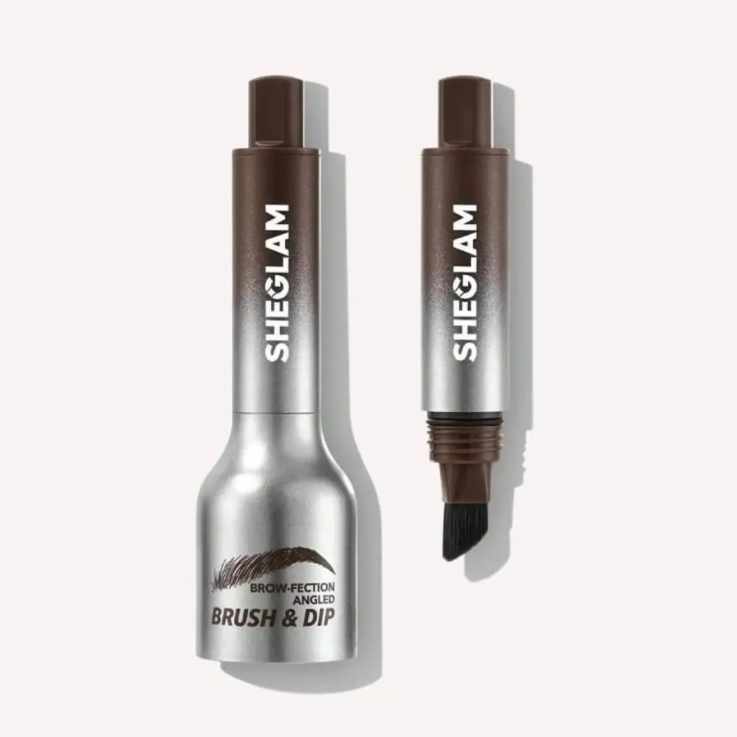 Rimel pentru sprâncene Sheglam Brow-Fection Angled Brush&Dip-Chocolate