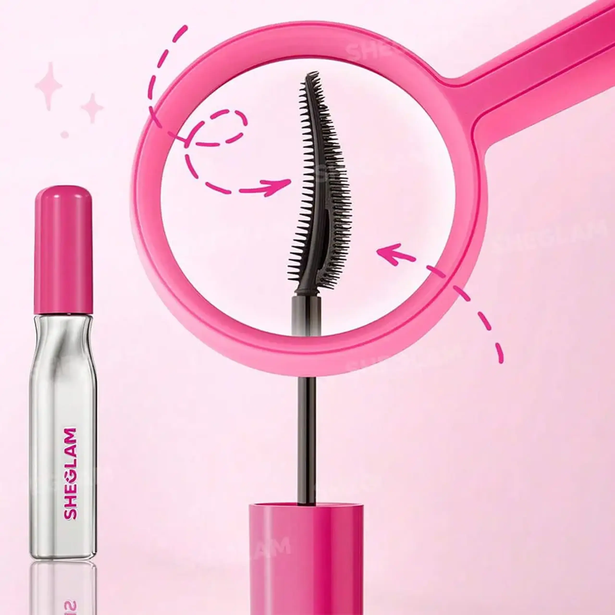 Rimel pentru alungire și separare Sheglam Lashlighter Up &amp; Out Mascara 8 ml