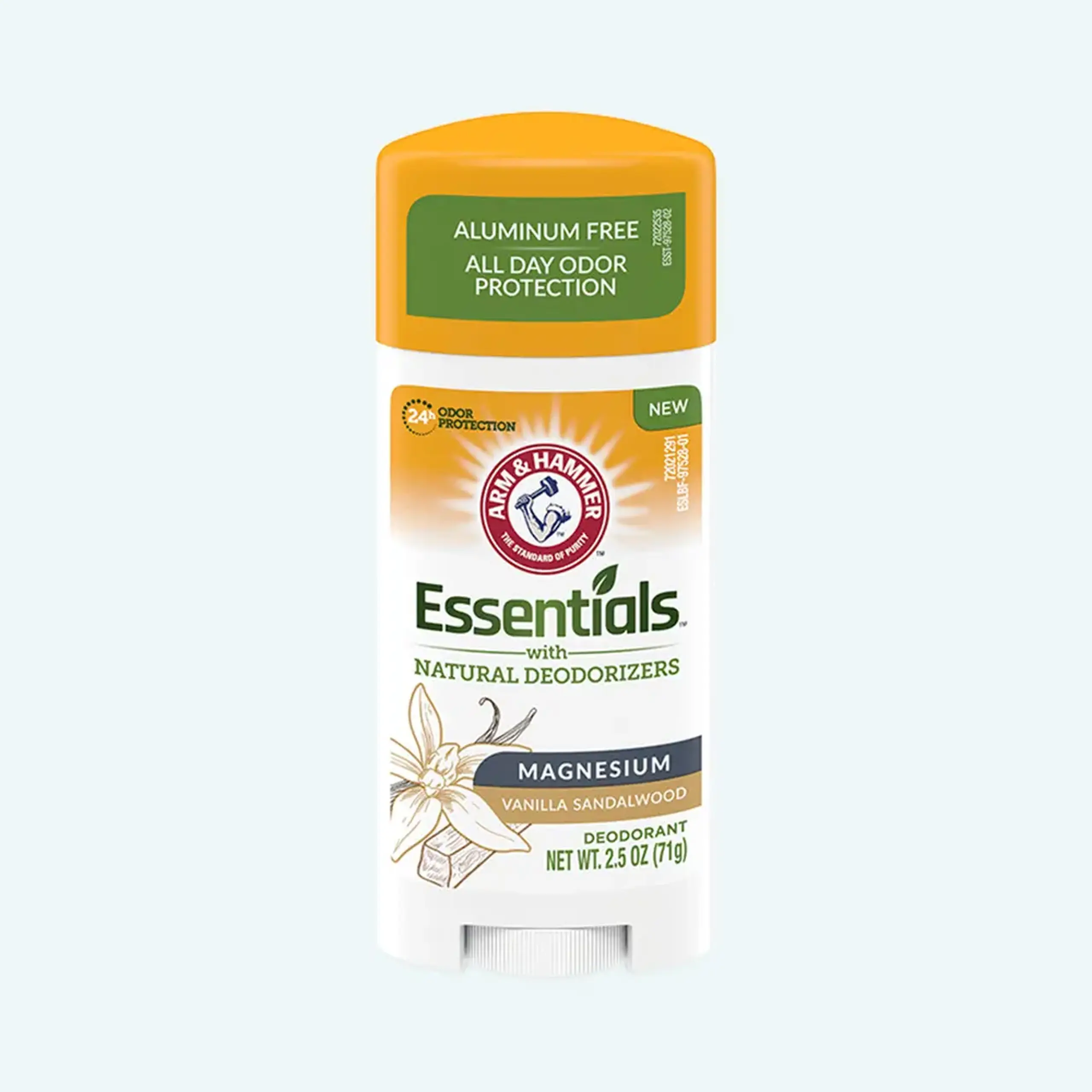 Deodorant solid fără aluminiu A&amp;H Essentials Magnesium Vanilla Sandalwood 71 gr