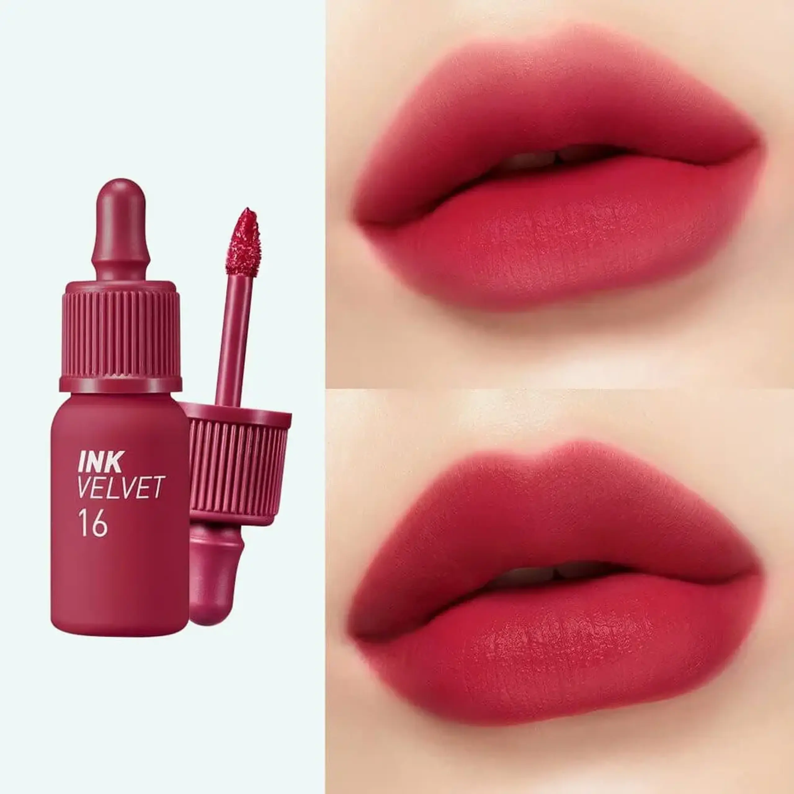 Tint de buze mat Peripera Ink The Velvet 016 Heart Fuchsia (#1397)