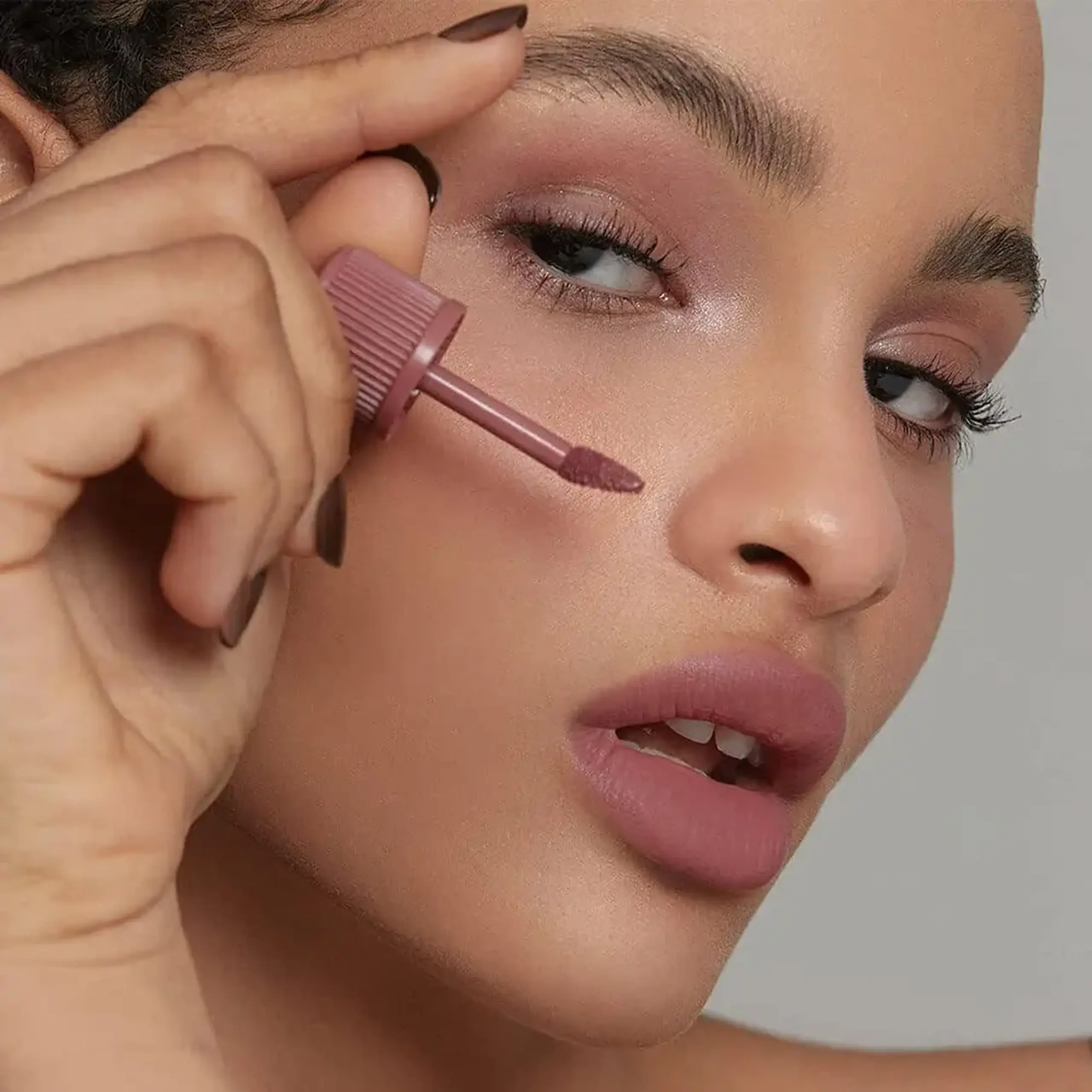 Tint de buze mat Tint de buze Peripera Ink The Velvet 017 ROSY NUDE