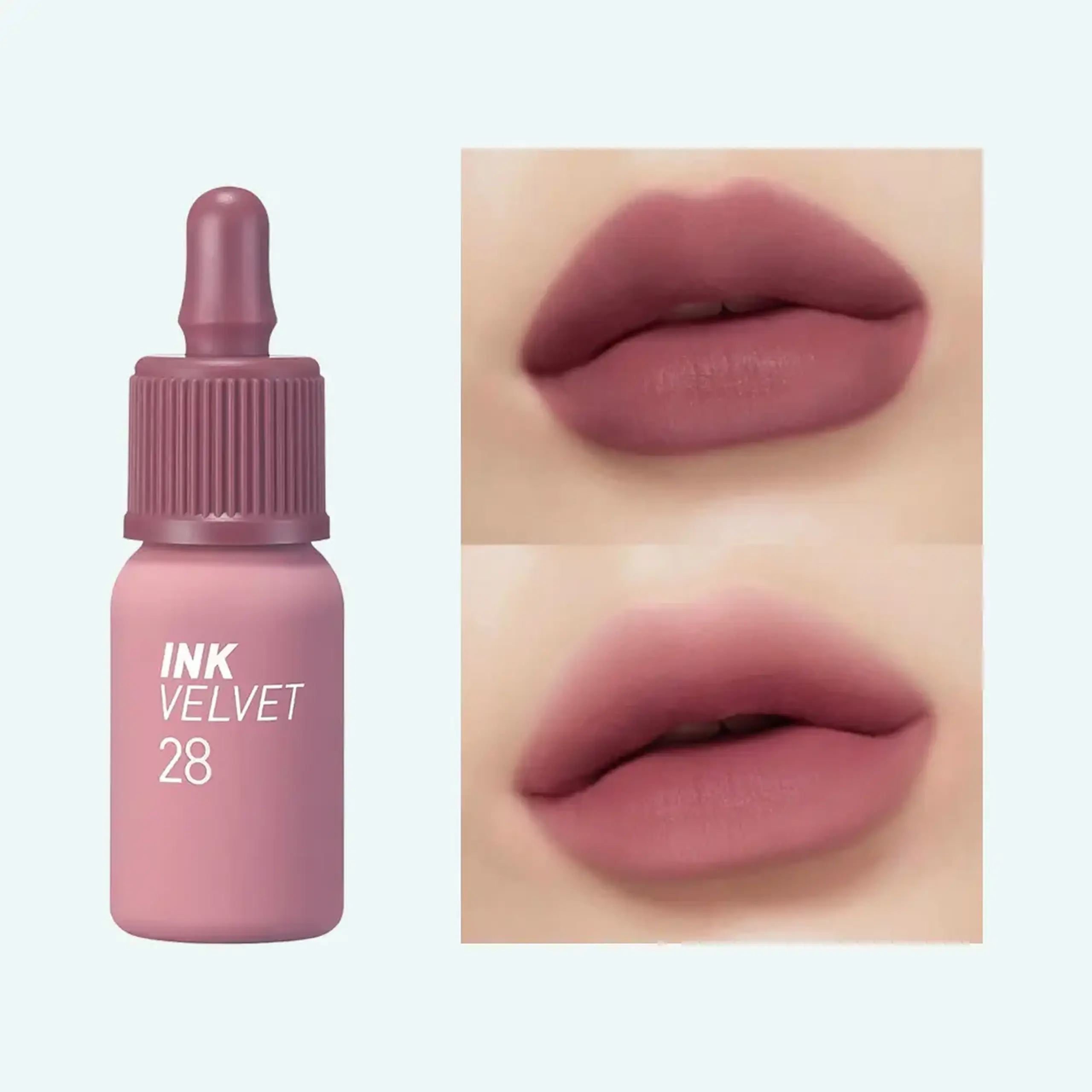 Tint de buze mat Peripera Ink Velvet 028 MAUVEFUL NUDE (#1502)