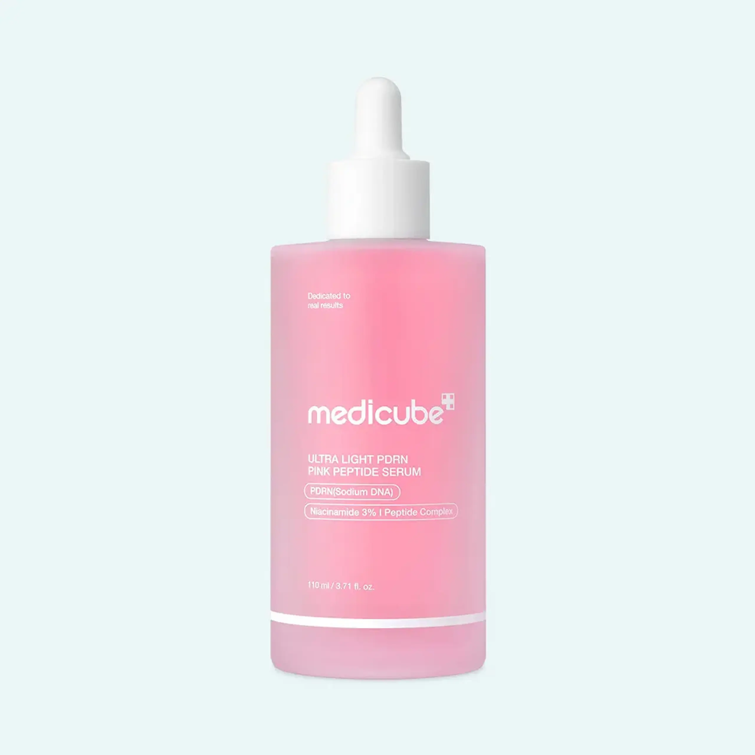 Ser facial ultra-lejer cu PDRN și peptide MEDICUBE PDRN Pink Peptide Serum Ultra Light – 30 ml