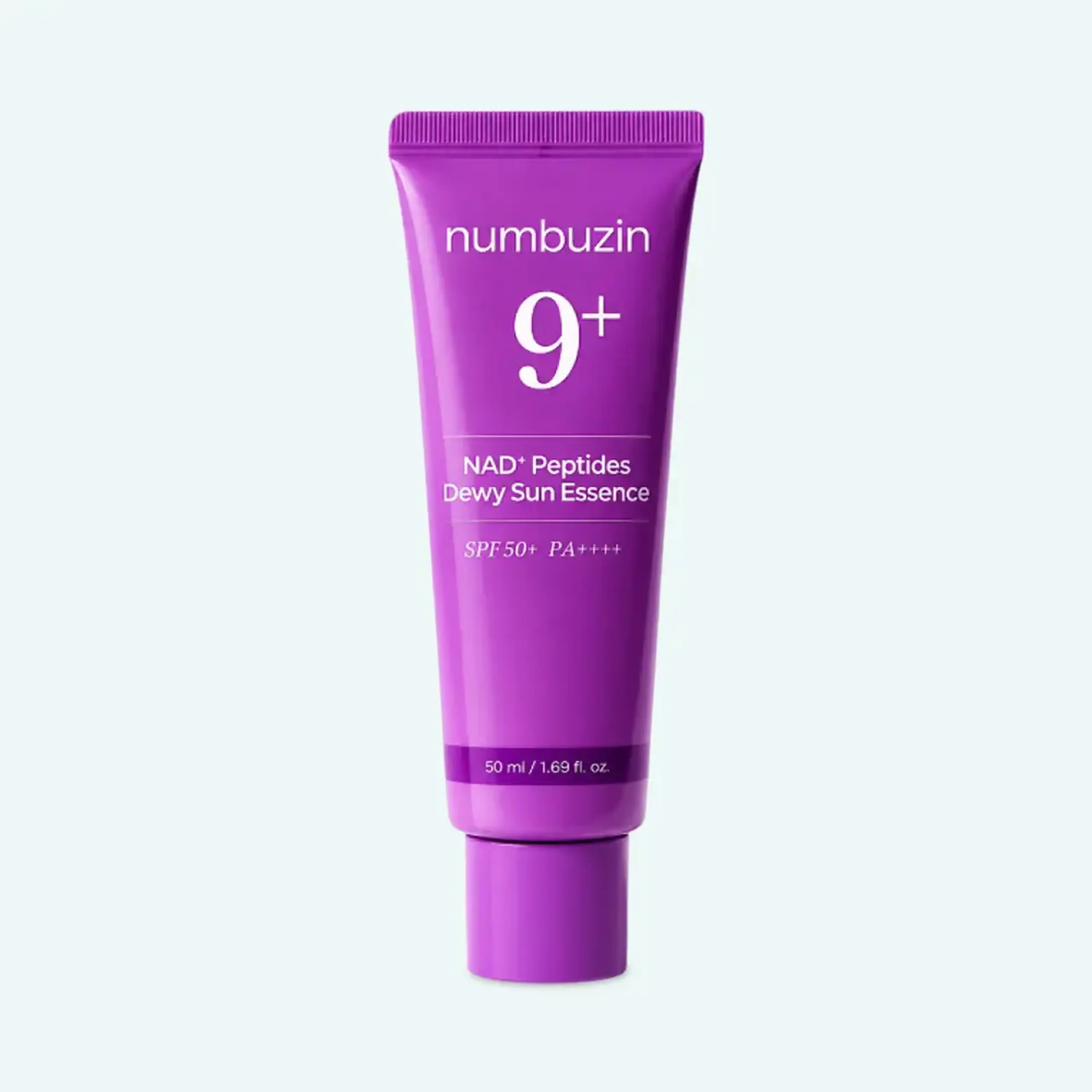 Esență cu protecție solară Numbuzin No.9 NAD+ 9 Peptides Dewy Sun Essence – 50 ml