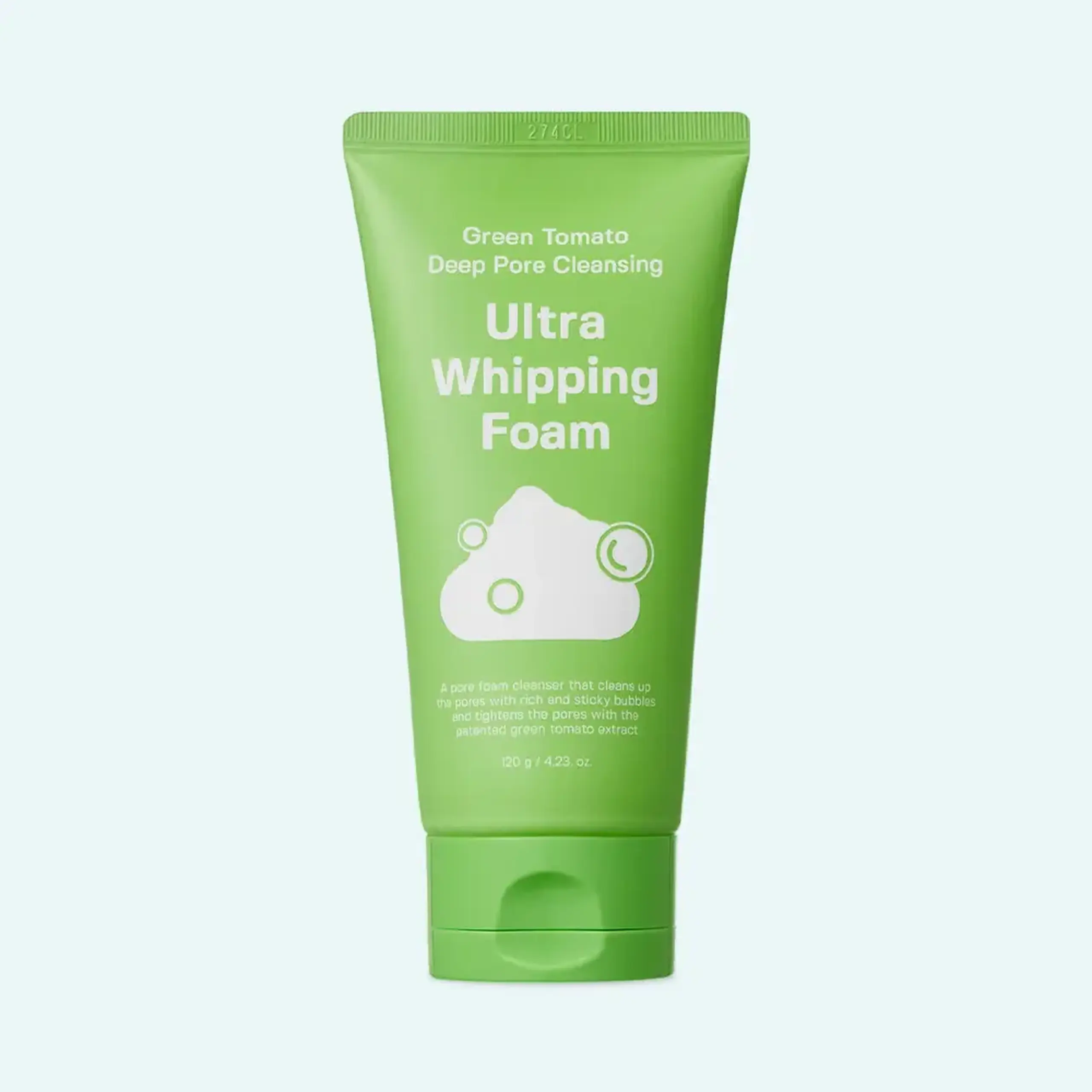 Spumă pentru față Sungboon Editor Green Tomato Deep Pore Cleansing Ultra Whipping Foam 120ml