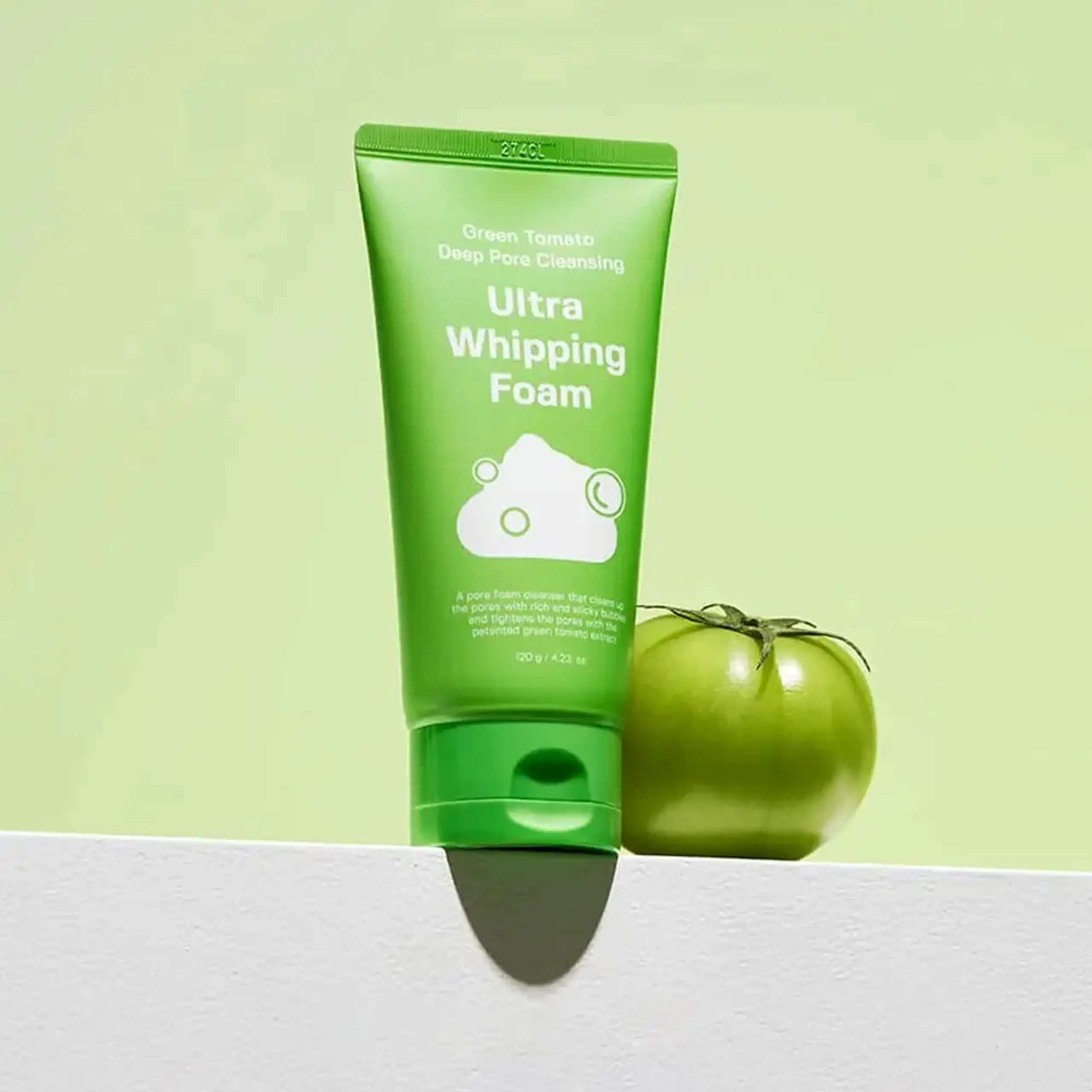 Spumă pentru față Sungboon Editor Green Tomato Deep Pore Cleansing Ultra Whipping Foam 120ml