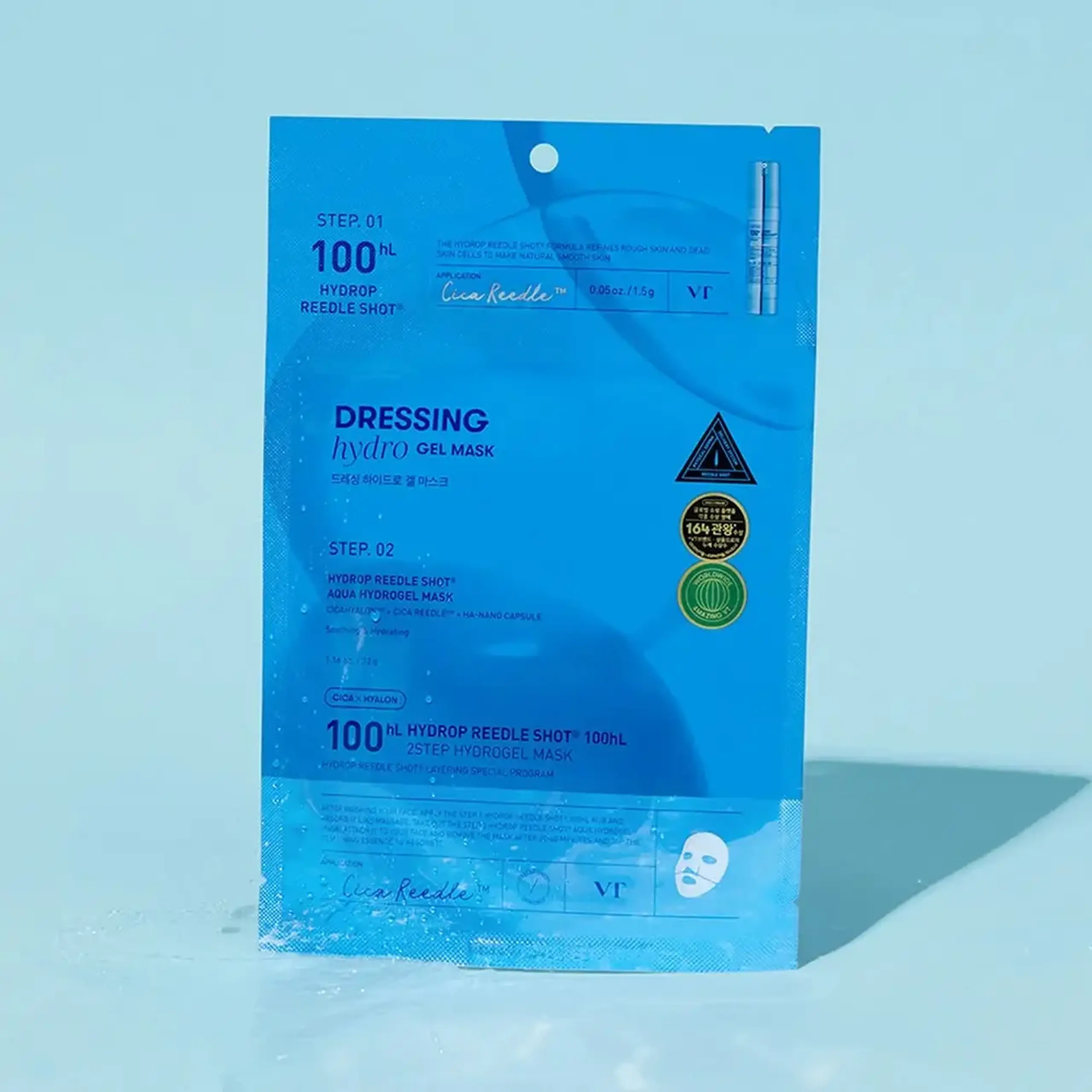 Mască hidrogel VT Cosmetics Hydrop Reedle Shot 100 HL 2Step Hydrogel Mask
