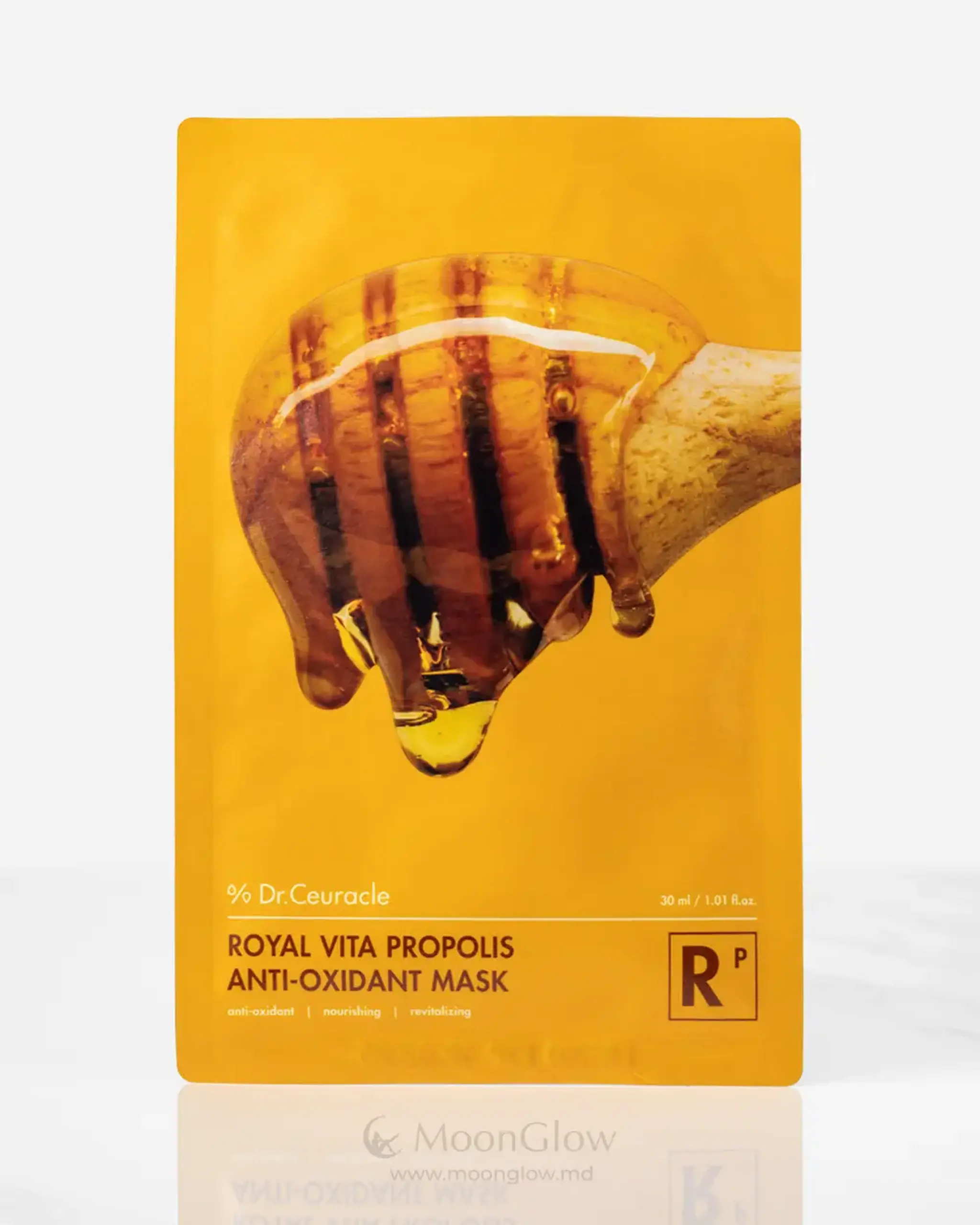 Mască din ţesătură cu propolis Dr. Ceuracle Royal Vita Propolis Anti-oxidant Mask 30 ml