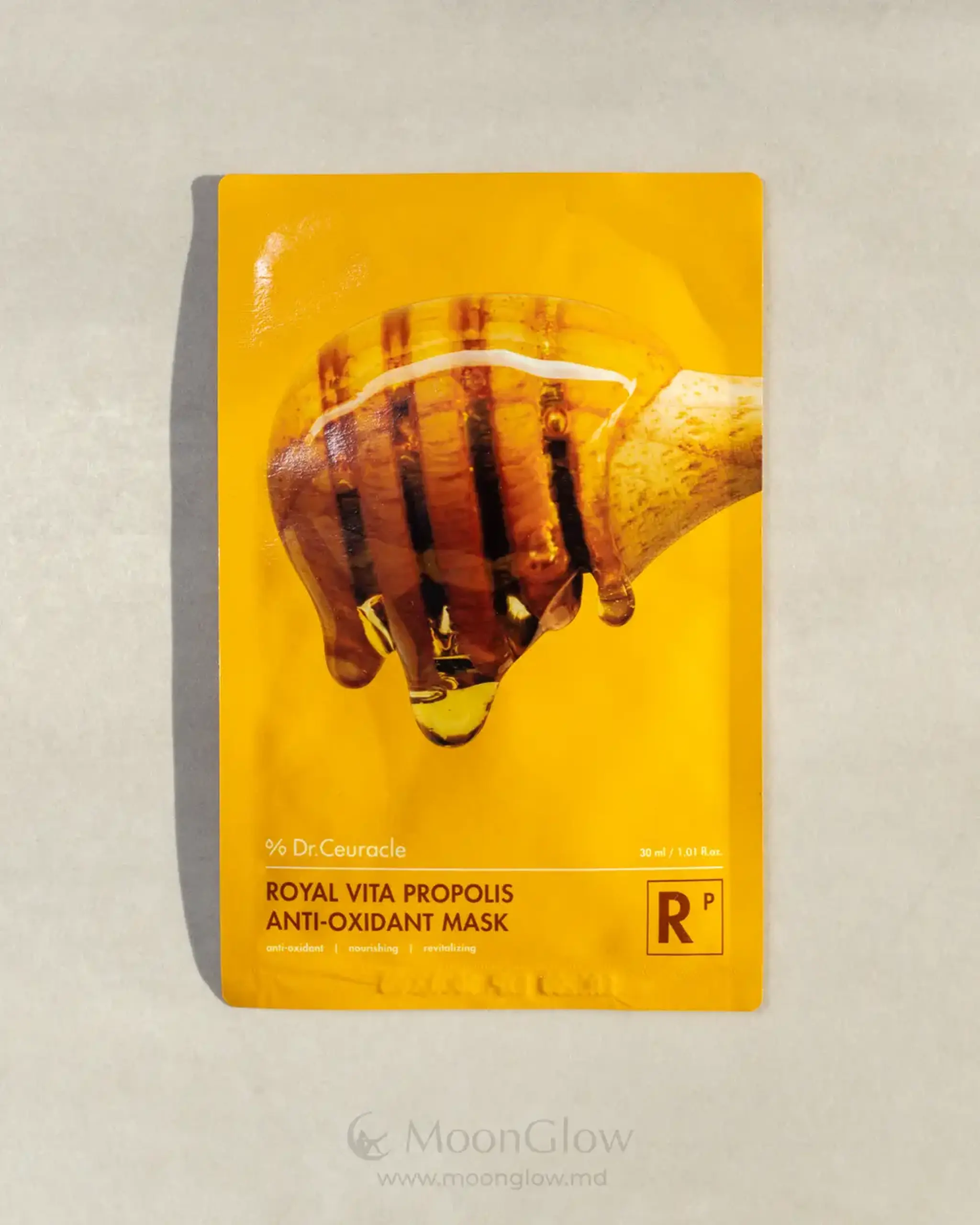 Mască din ţesătură cu propolis Dr. Ceuracle Royal Vita Propolis Anti-oxidant Mask 30 ml