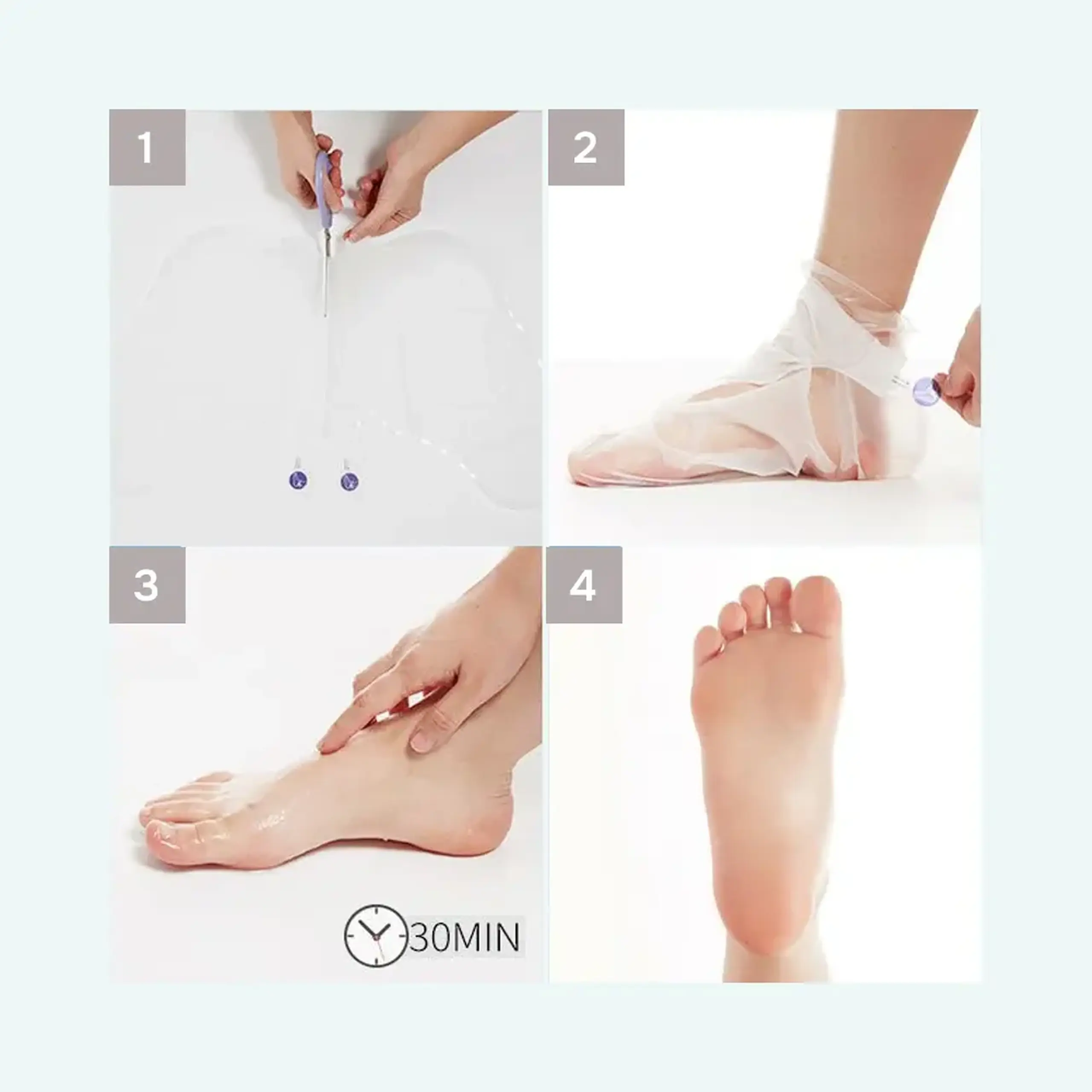 Mască exfoliantă pentru călcâie A'pieu Soft Foot Peeling Socks 40ml