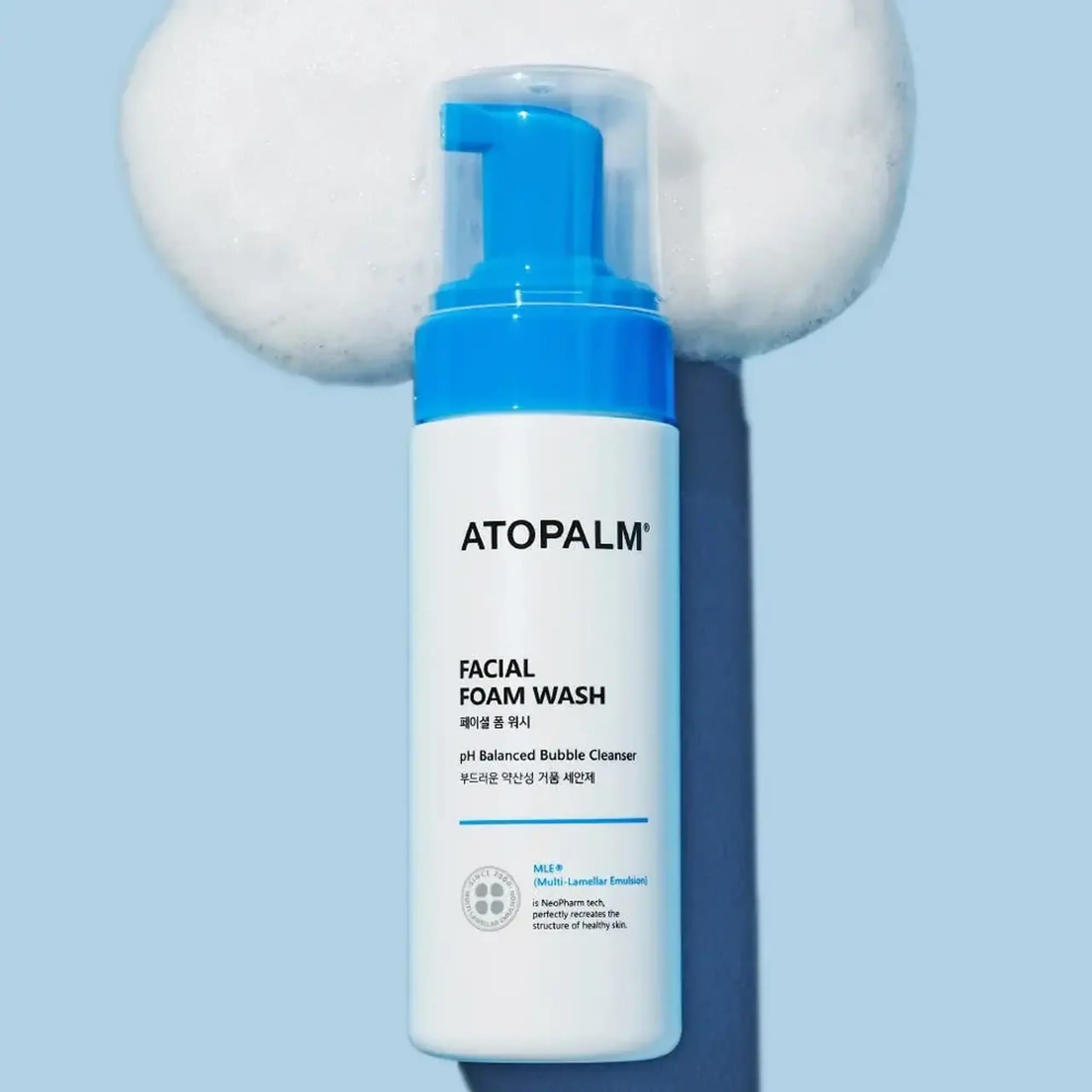 Spumă delicată pentru curățarea pielii Atopalm Facial Foam Wash 150ml