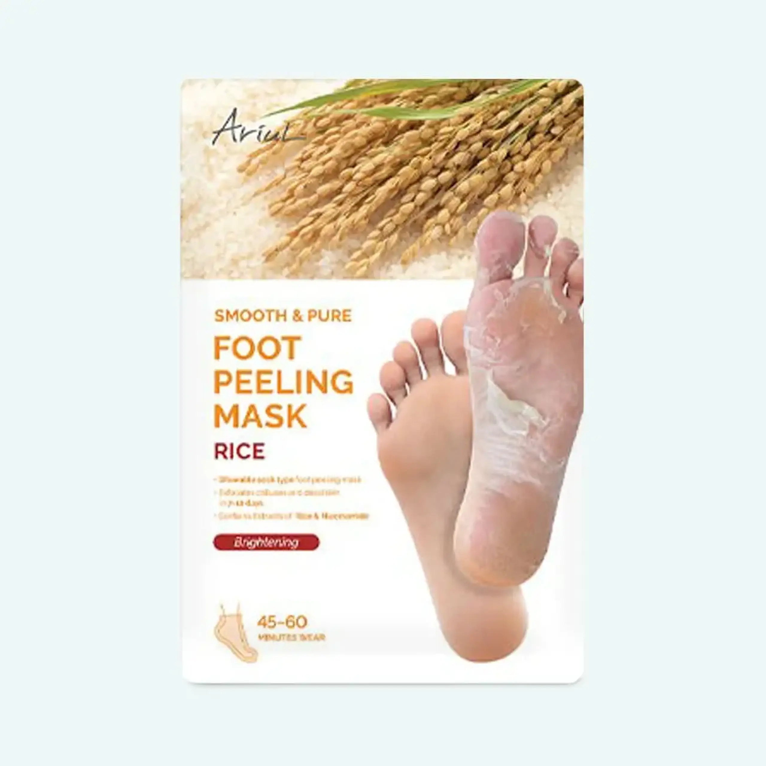Mască de exfoliere pentru călcâie Ariul Smooth &amp; Pure Foot Peeling Mask Nourishing 2pairs